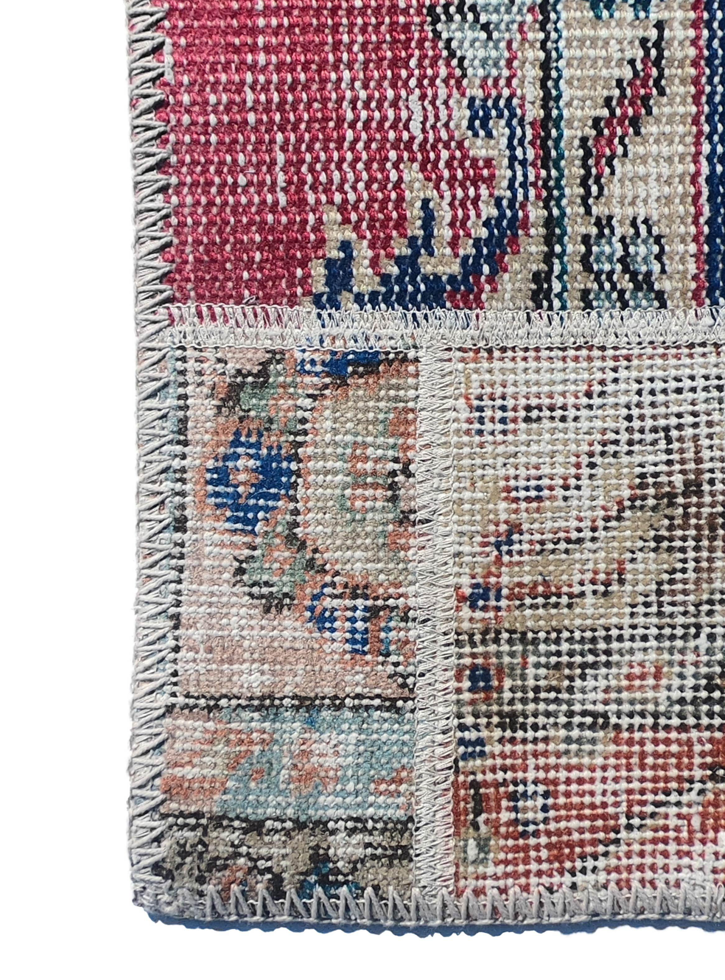 Alfombra Persa de Lana, Patchwork Estambul de 4.00 x 0.80 mts, AA083-2