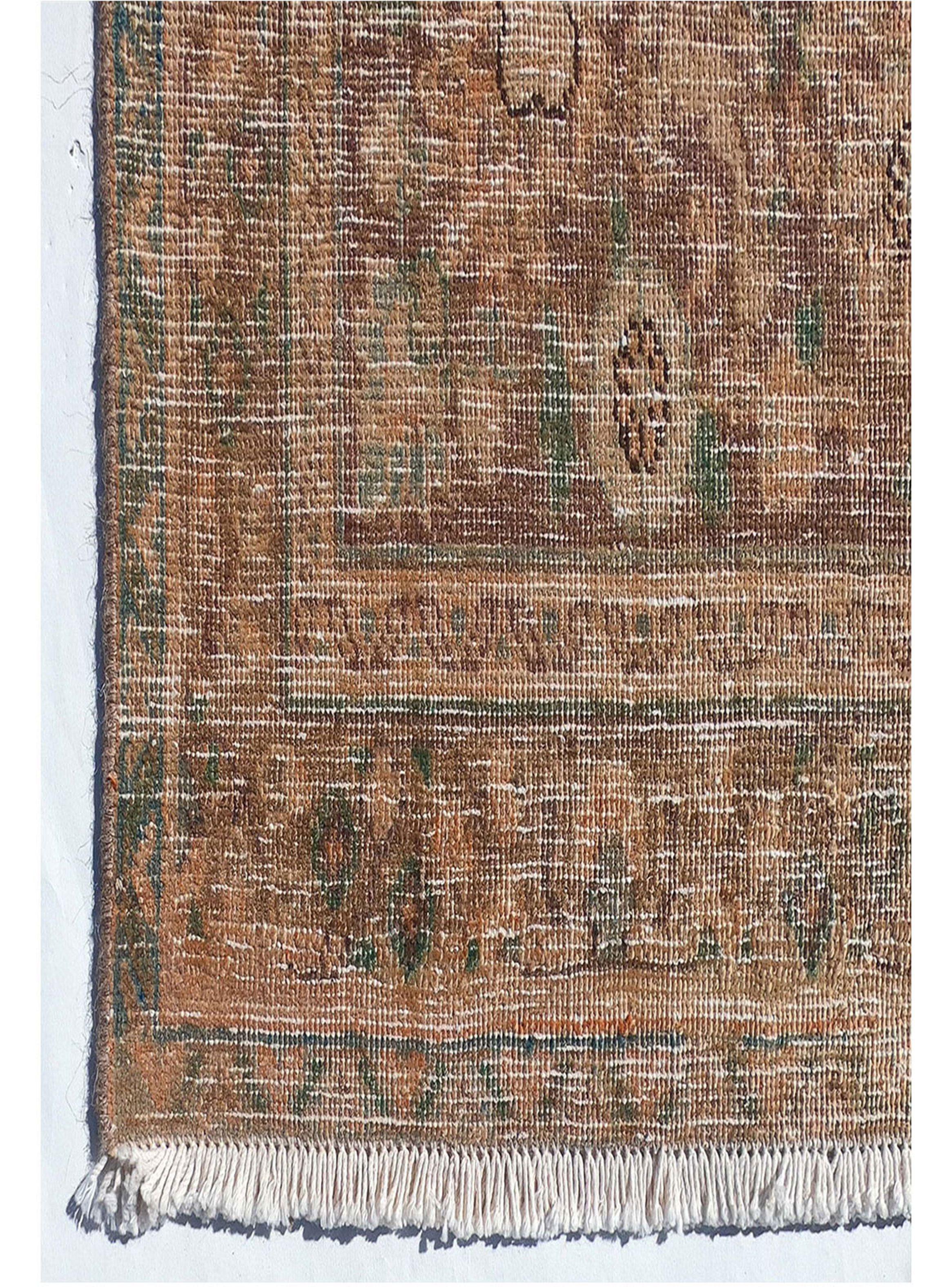 Alfombra Persa Vintage de Lana de 3.70 x 2.80 mts., AA731-2