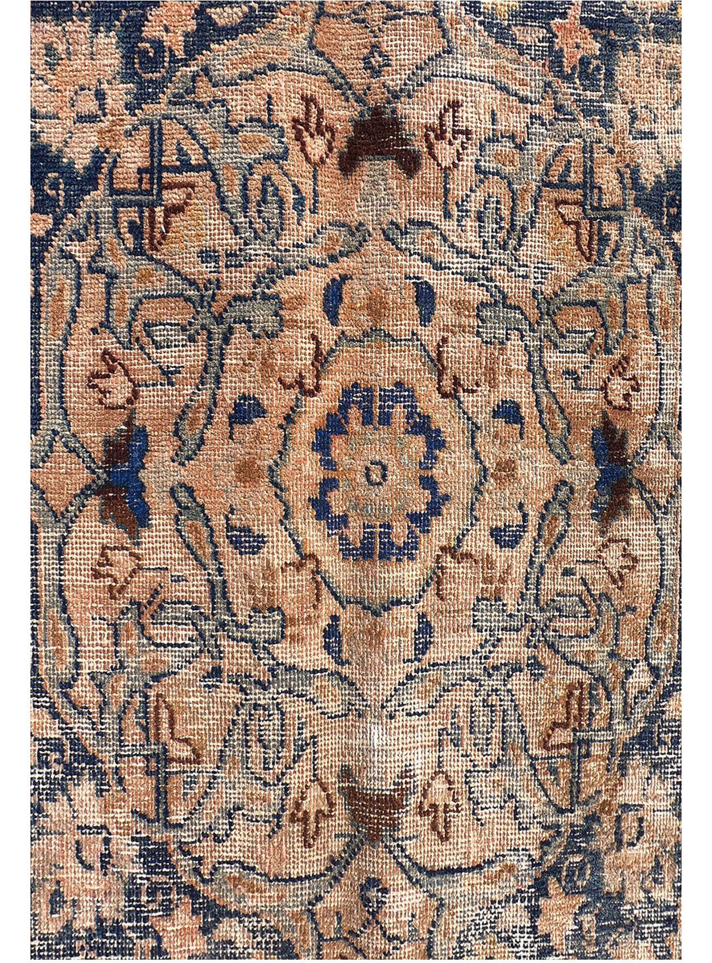 Alfombra Persa Vintage de Lana de 3.80 x 2.70 mts., AA740-2