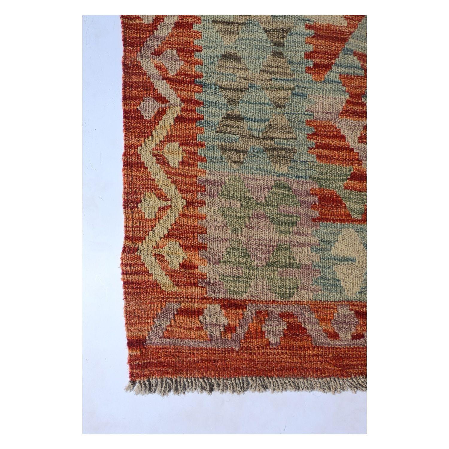 Alfombra Lana, Kelim Kashkuli 2.00 x 1.50 mts. 0222-2