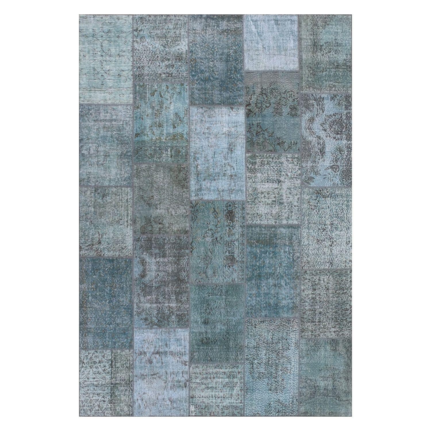 Alfombra Lana, Patchwork Vintage 3.50 x 2.50 mts. 0147-0