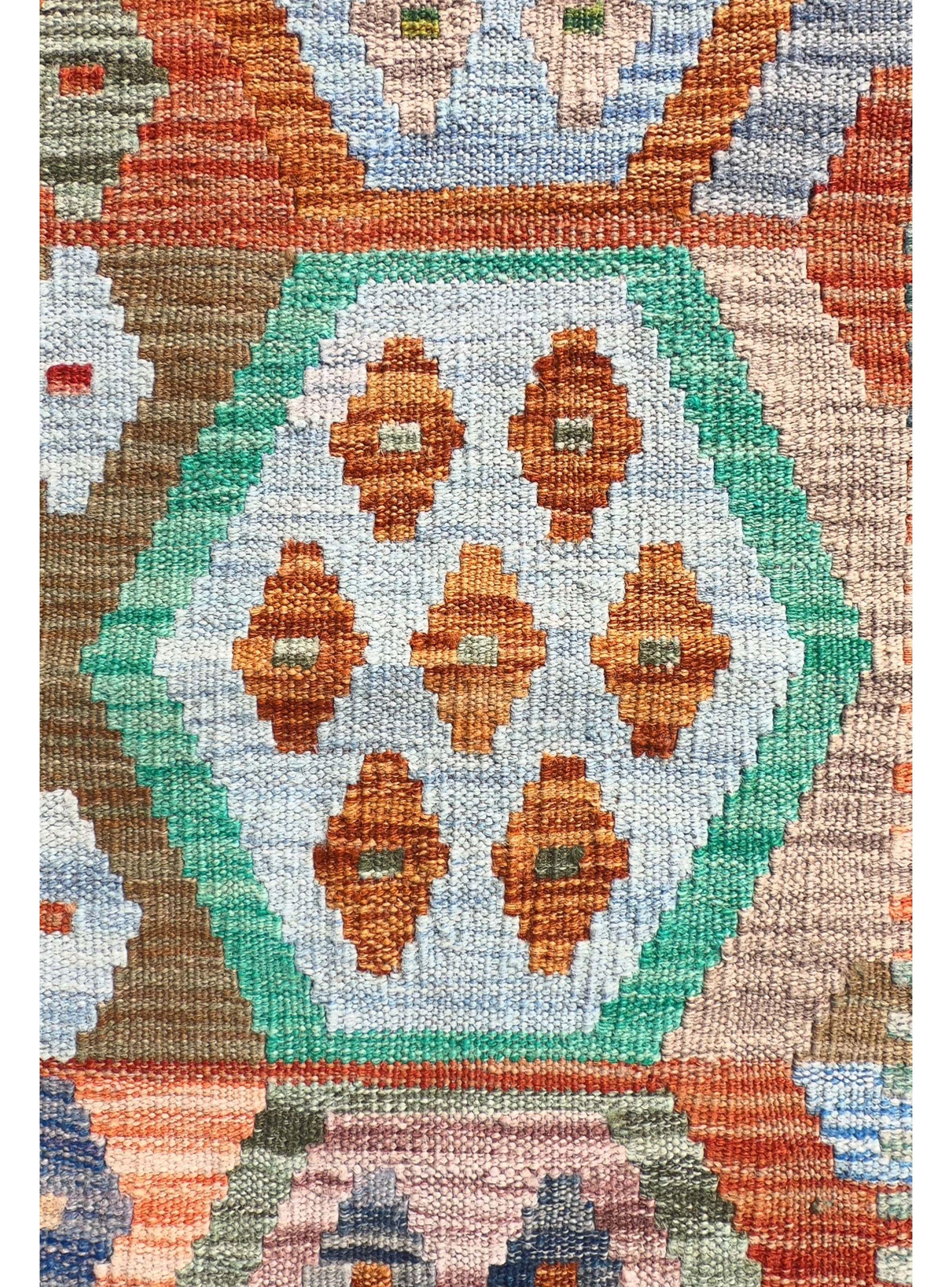 Alfombra de Lana Kelim Kashkuli de 2.40 x 1.70 mts., AA864-3