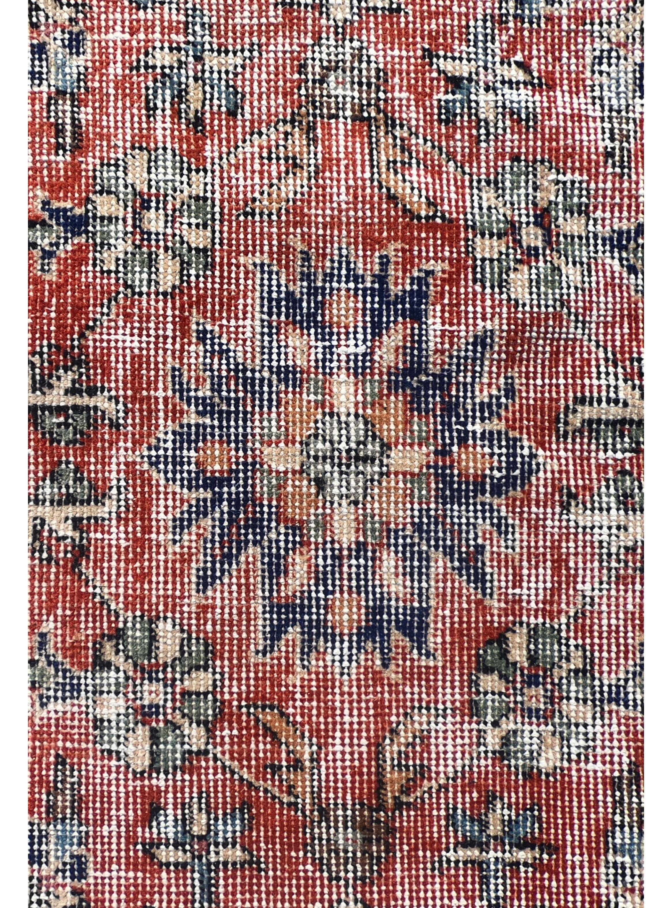 Alfombra Persa Vintage de Lana de 3.00 x 1.90 mts, AA107-3