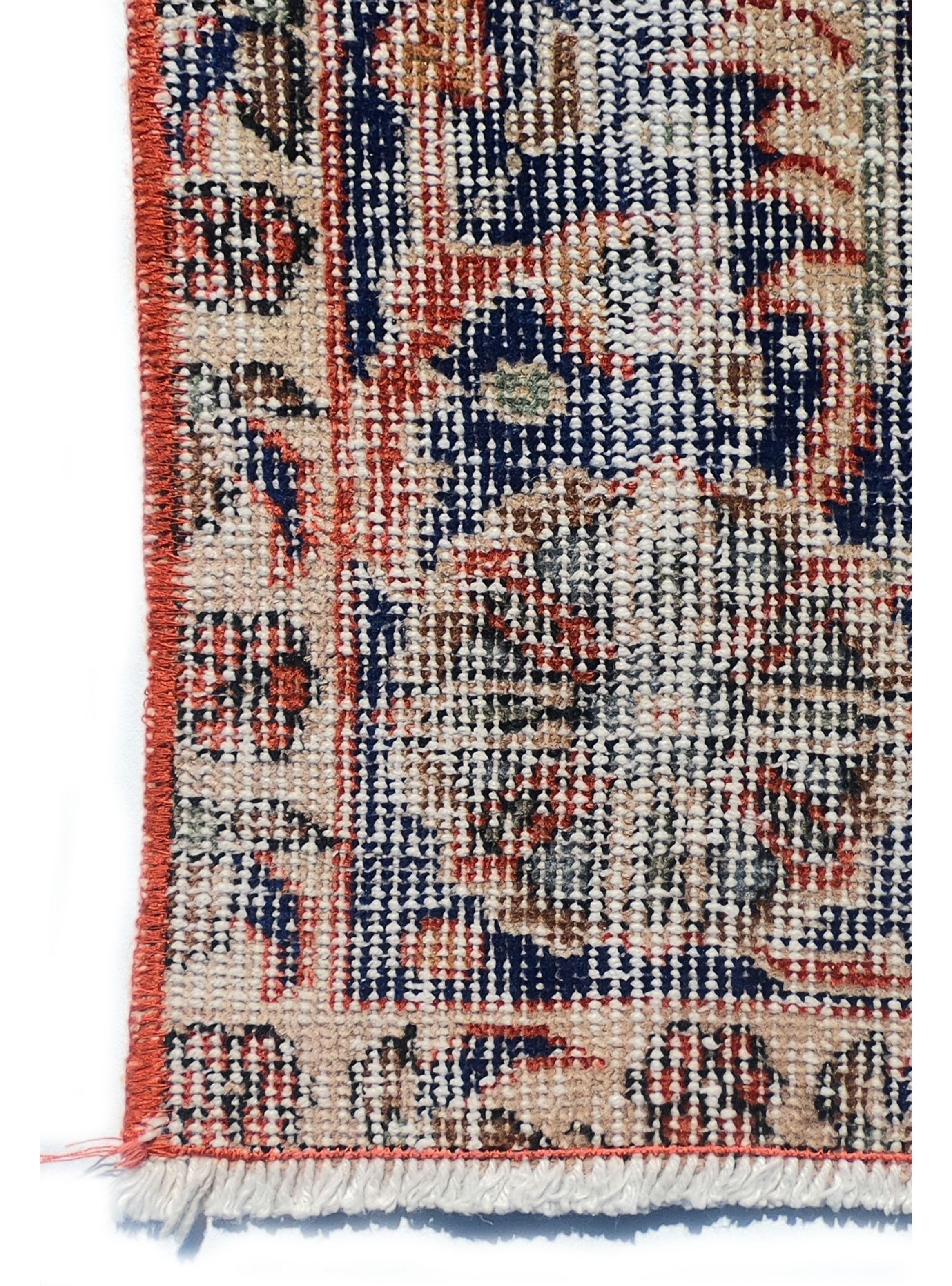 Alfombra Persa Vintage de Lana de 3.00 x 1.90 mts, AA107-5