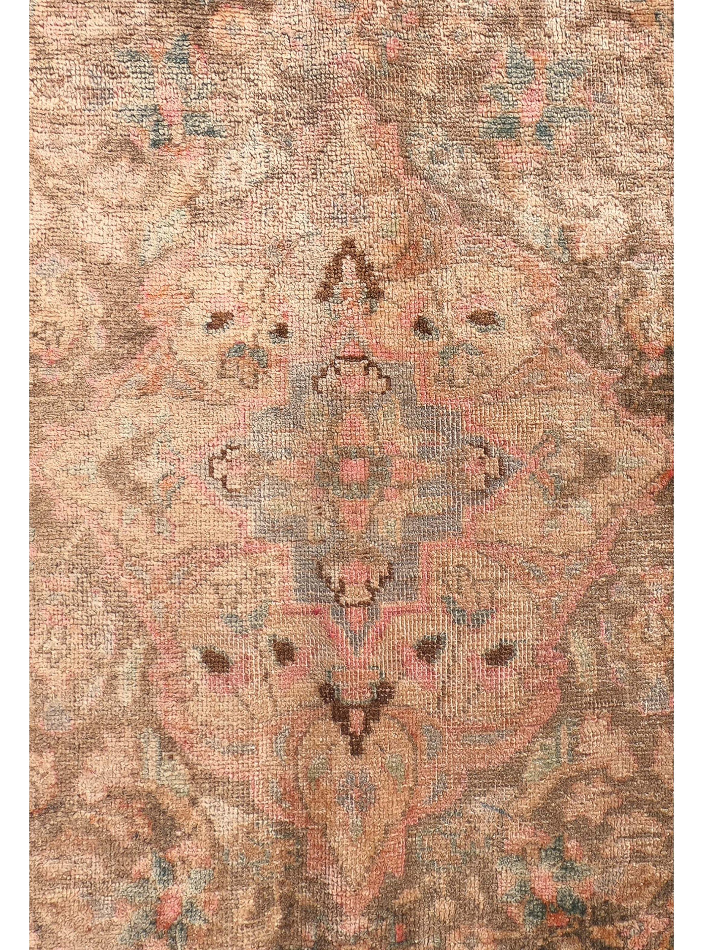 Alfombra Persa Vintage de Lana de 3.70 x 2.80 mts., AA732-3