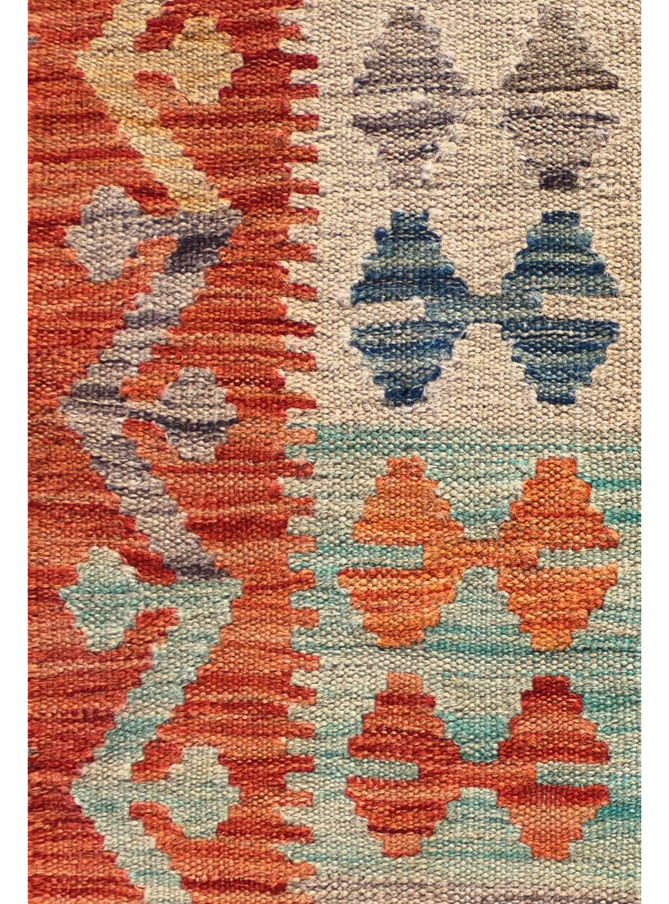 Alfombra de Lana Kelim Kashkuli 1.90 x 1.50 mts, K1484-1