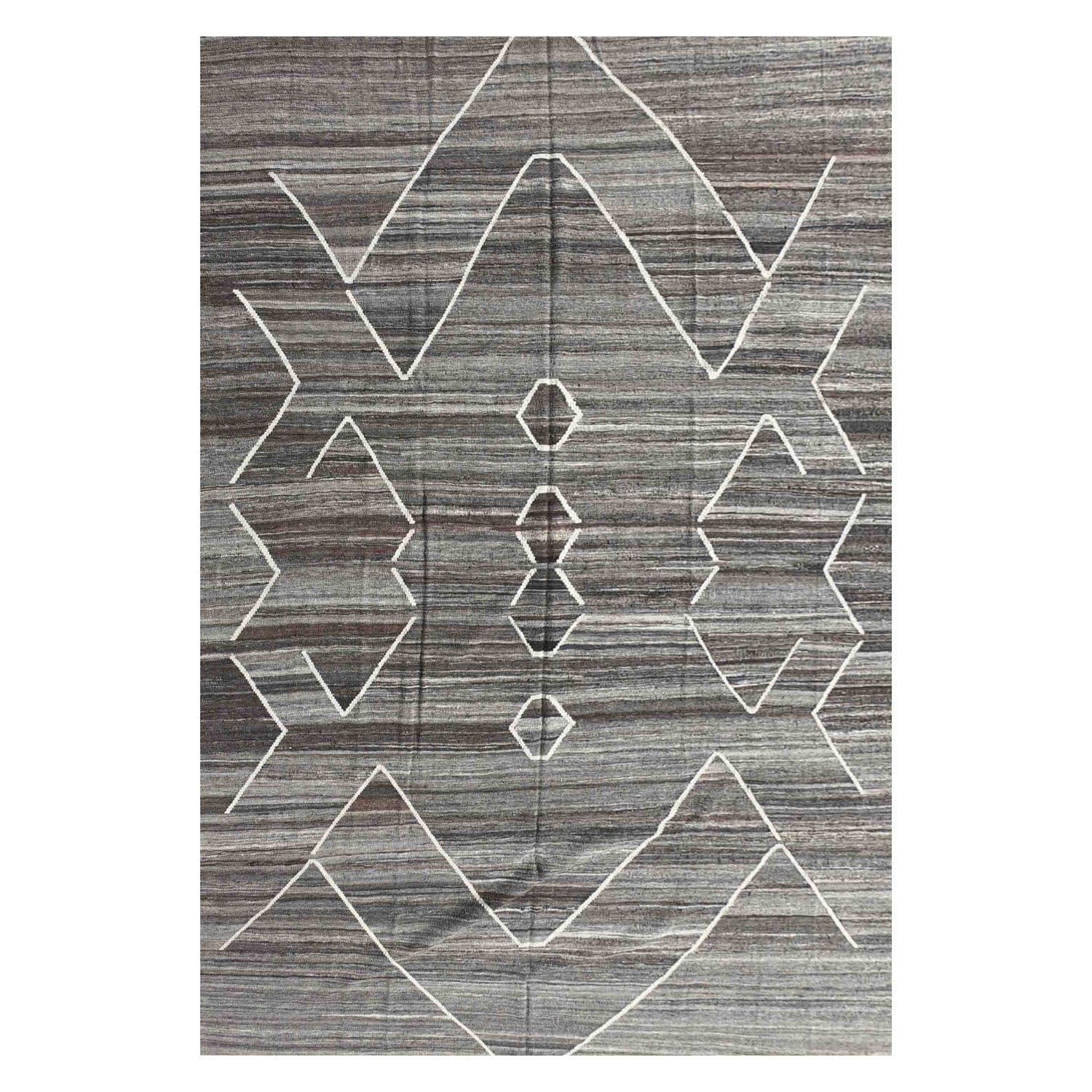 Alfombra Lana, Kelim Karachi 3.40 x 2.60 mts. 0001-0