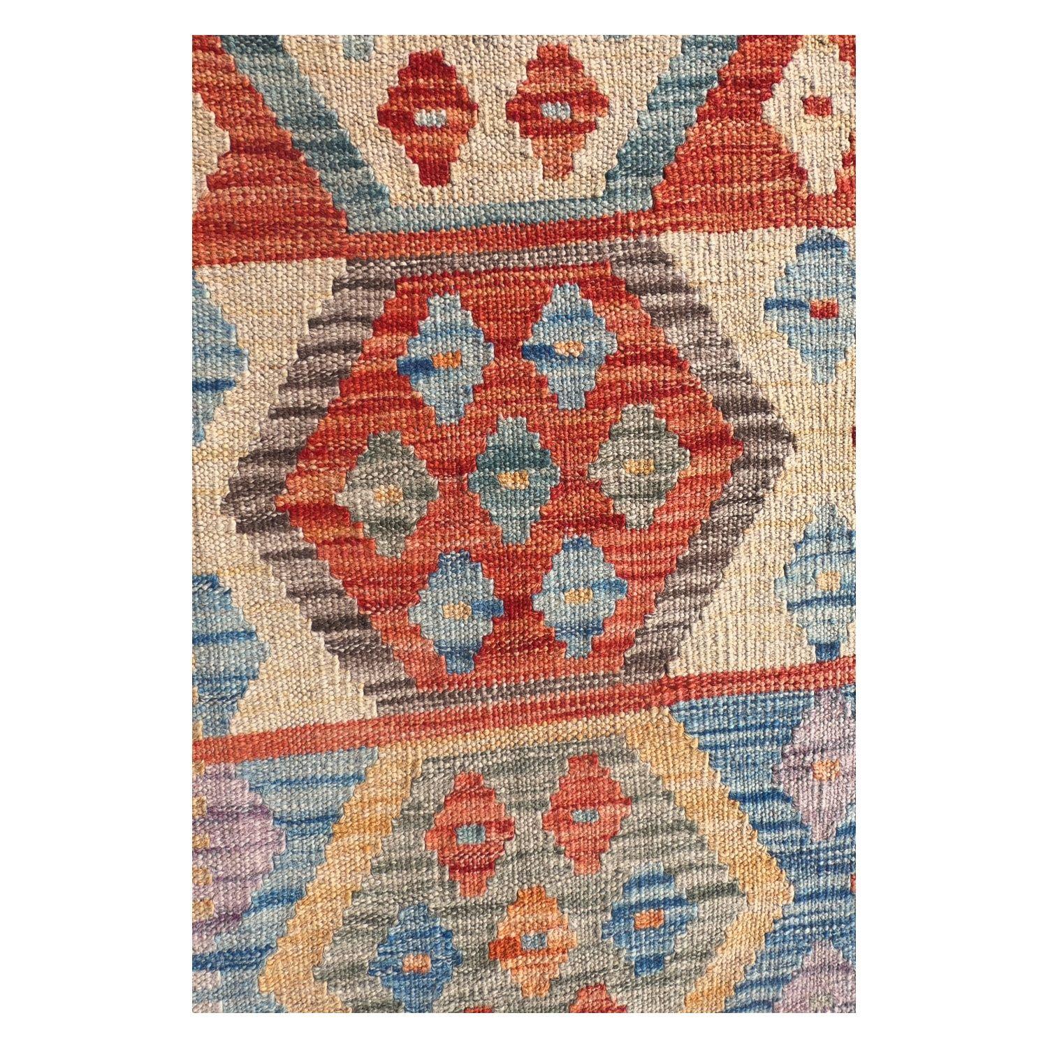 Alfombra Lana, Kelim Kashkuli 2.00 x 1.50 mts. 0276-1