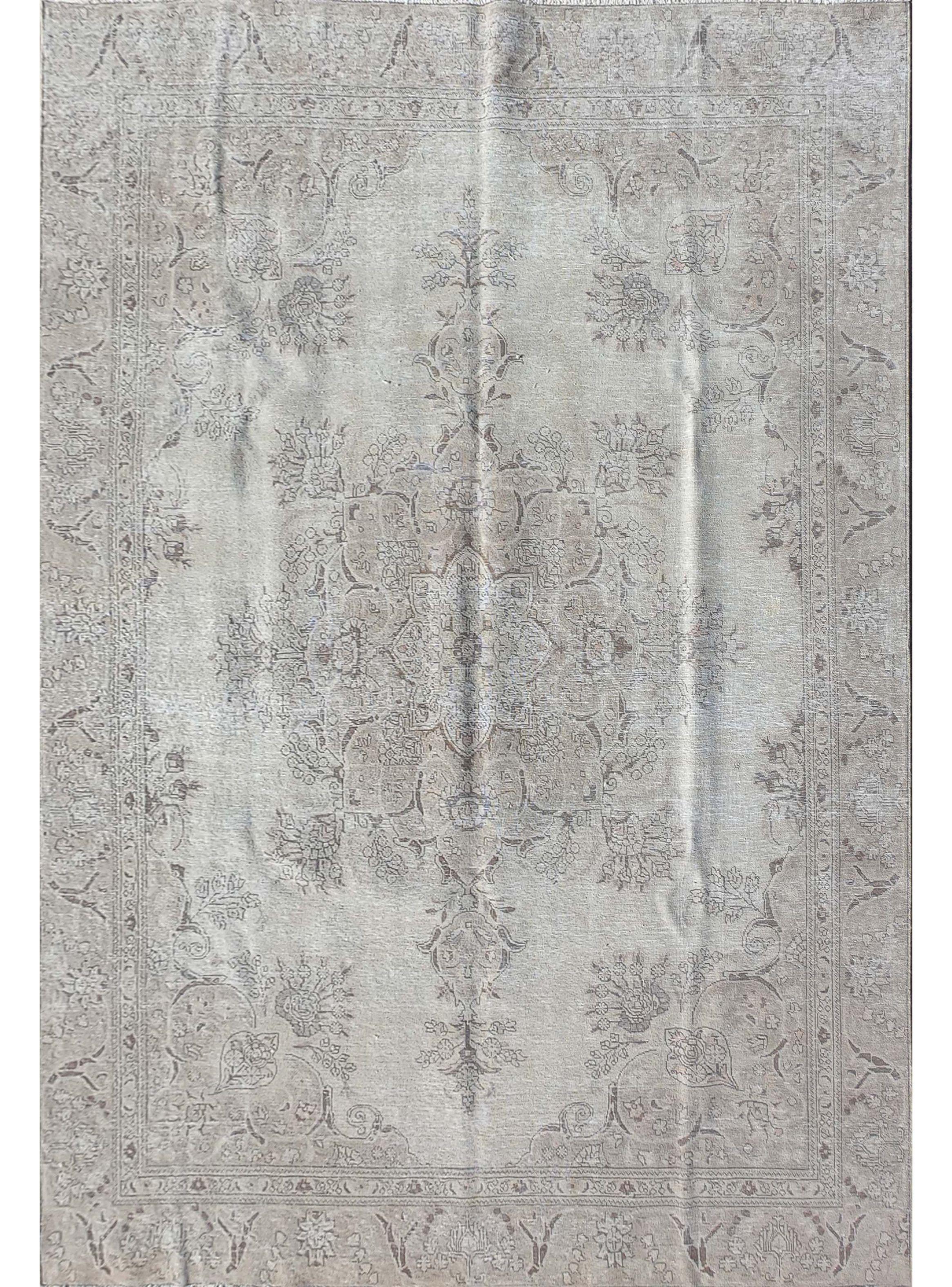 Alfombra Persa Vintage de Lana de 3.40 x 2.80 mts., AA722-1