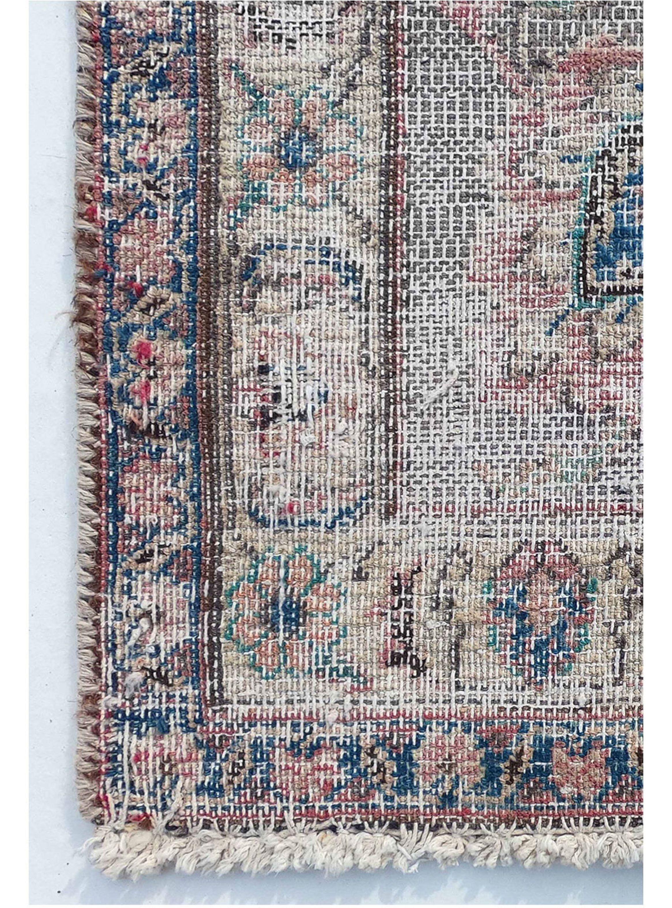 Alfombra Persa Vintage de Lana de 3.90 x 2.90 mts., AA911-2