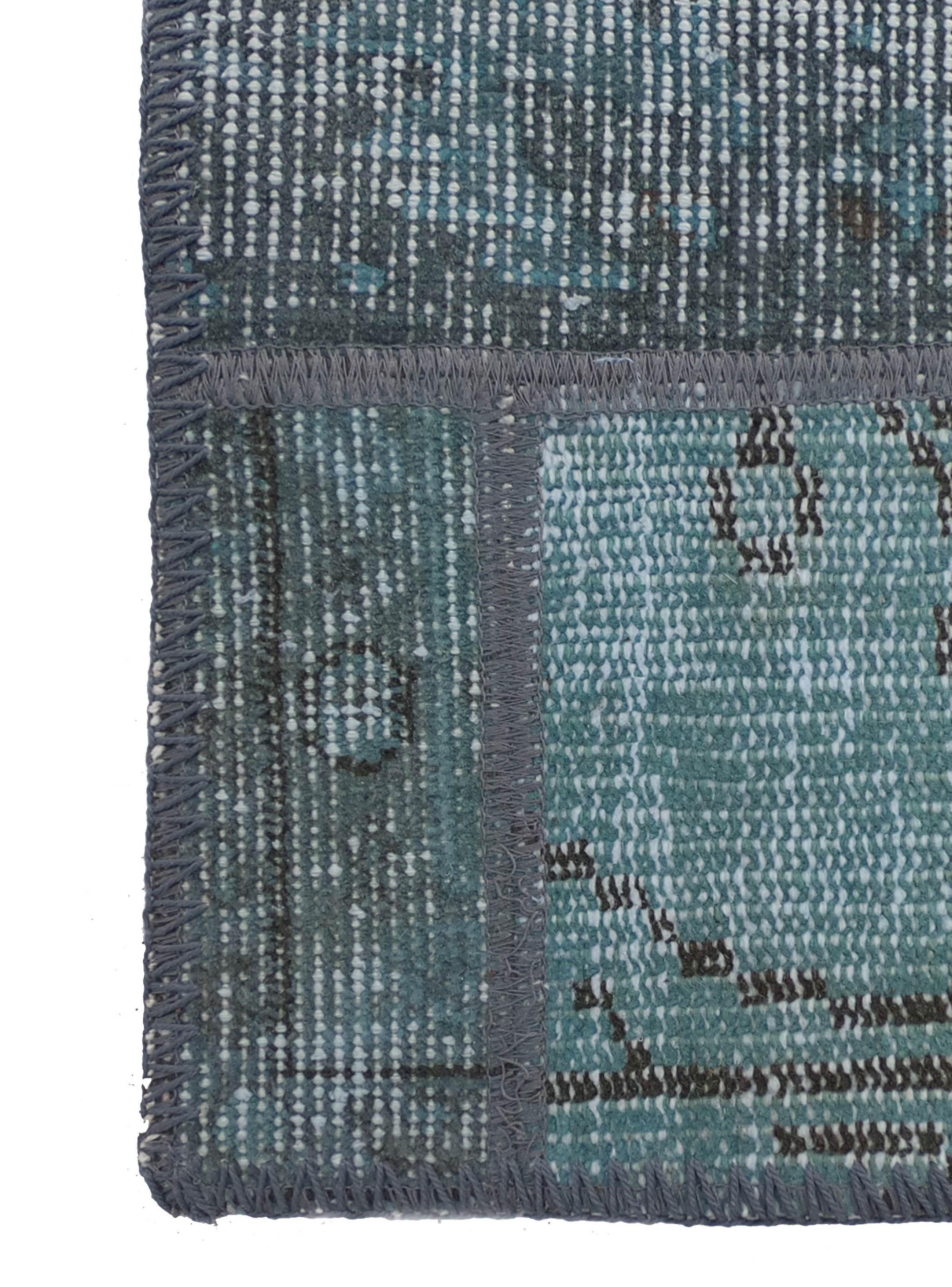 Alfombra Persa de Lana, Patchwork Estambul de 3.50 x 0.80 mts, AA014-2