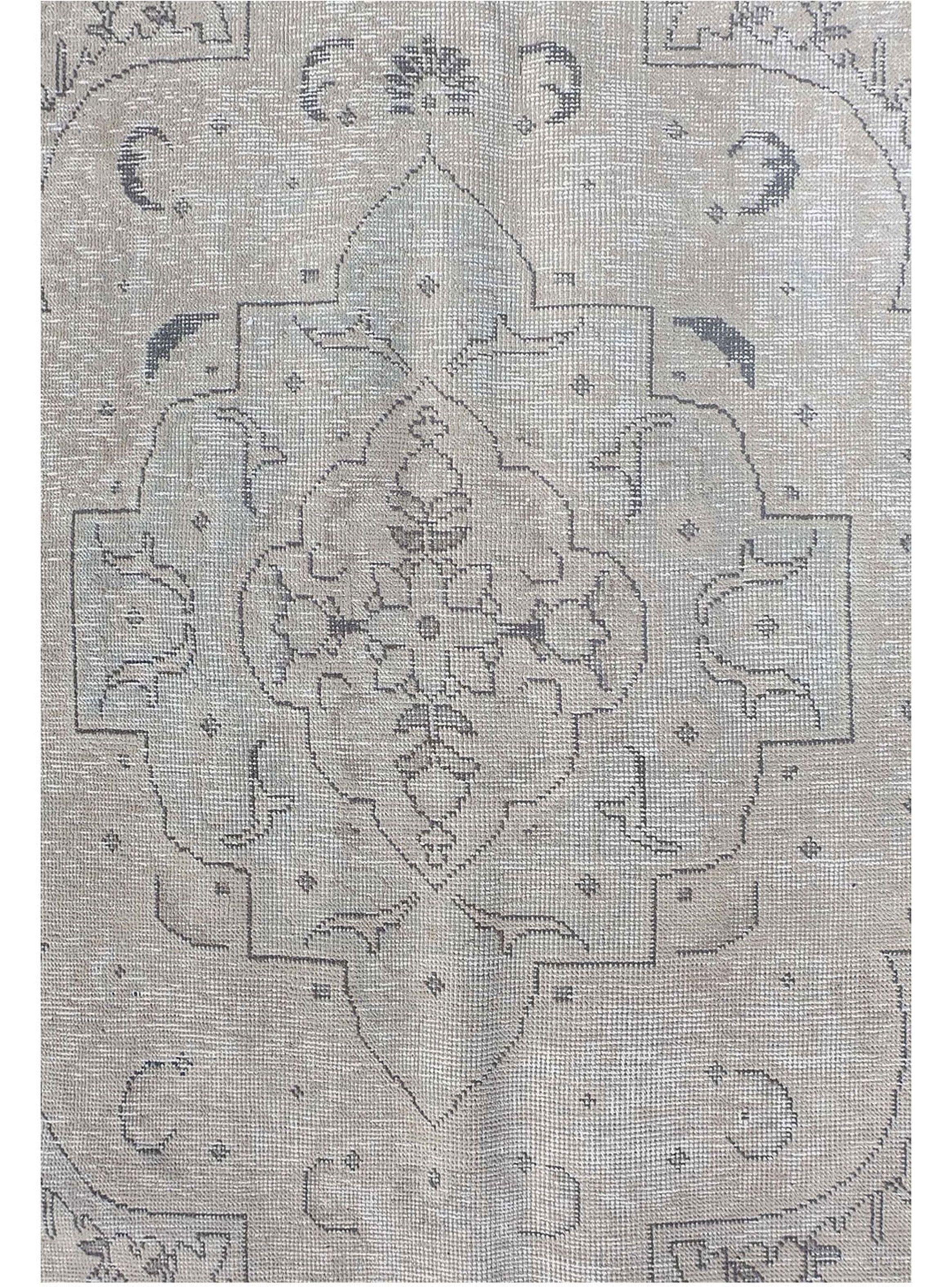 Alfombra Persa Vintage de Lana de 3.70 x 2.90 mts., AA738-2