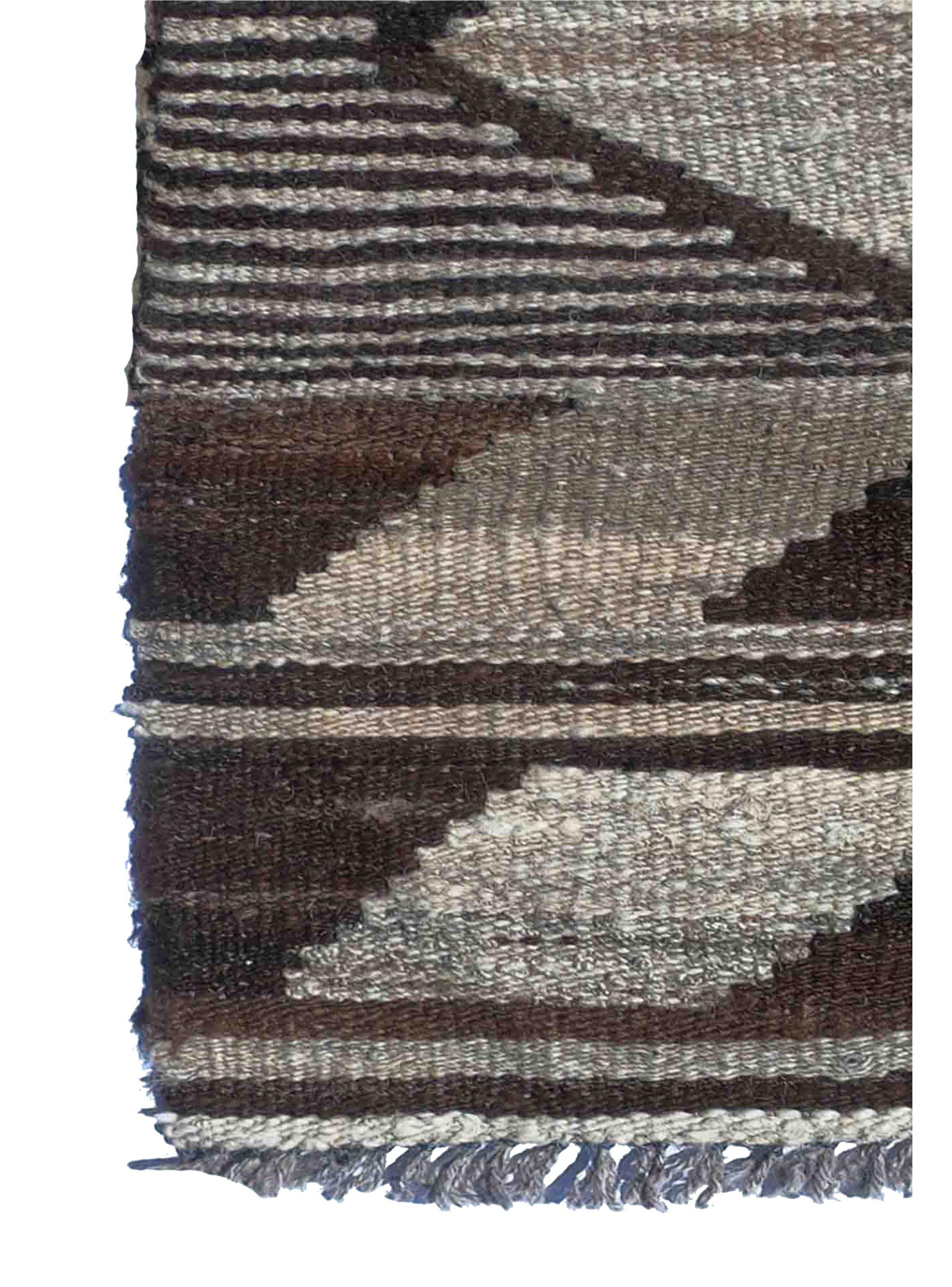 Alfombra de Lana tonos neutros, Kelim Karachi 2.90 x 2.50 mts, KK650-2