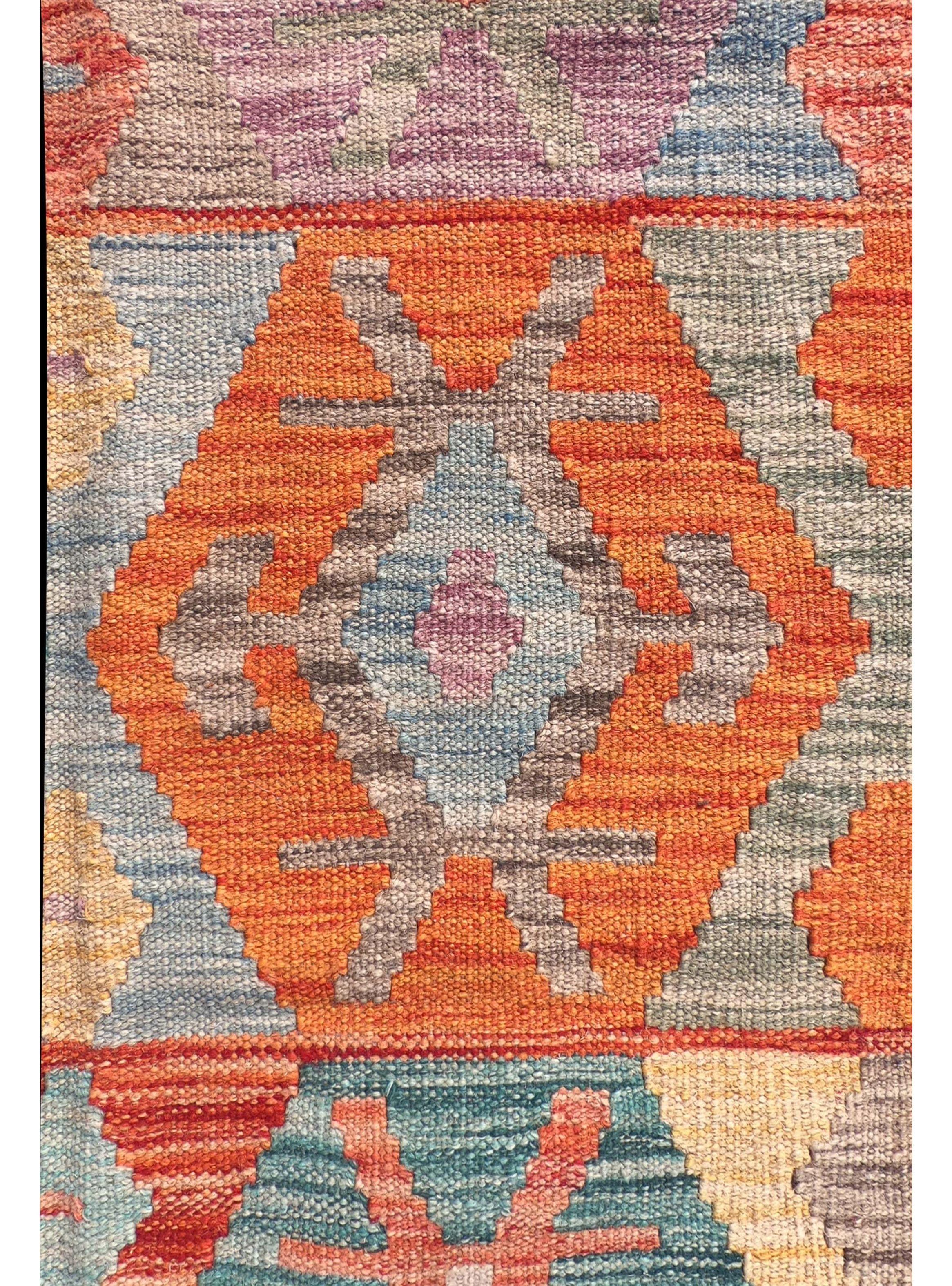 Alfombra de Lana Kelim Kashkuli de 2.40 x 1.70 mts., AA868-3