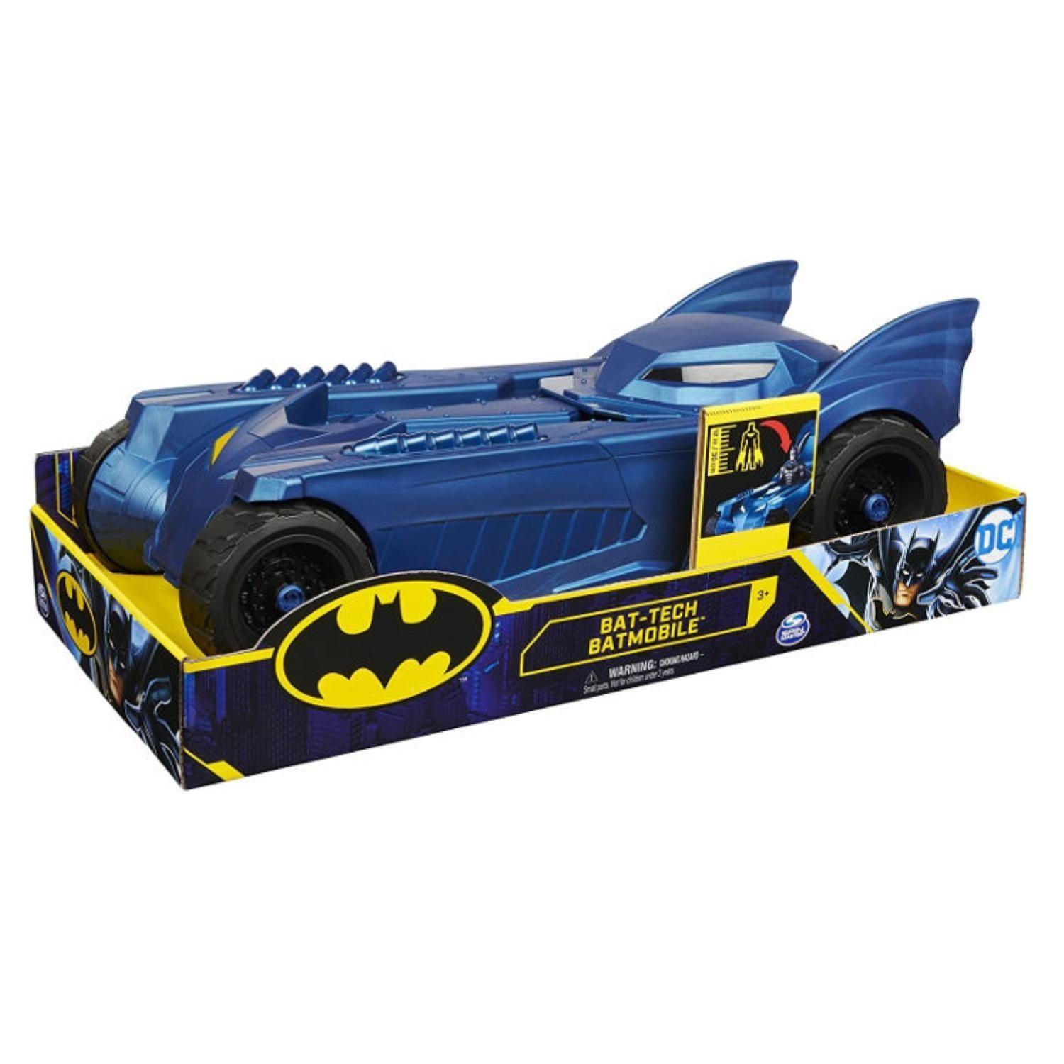 Juguete Auto Batimovil 40Cm Batman Azul-4