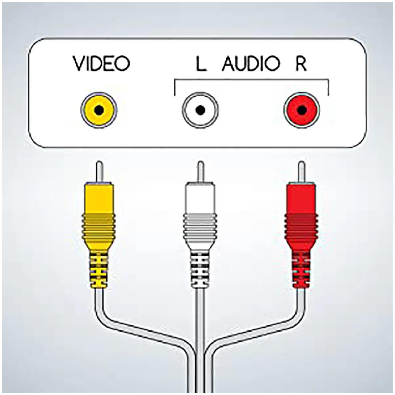 Cable Estereo 3 RCA A 3 RCA 180cm Negro-4