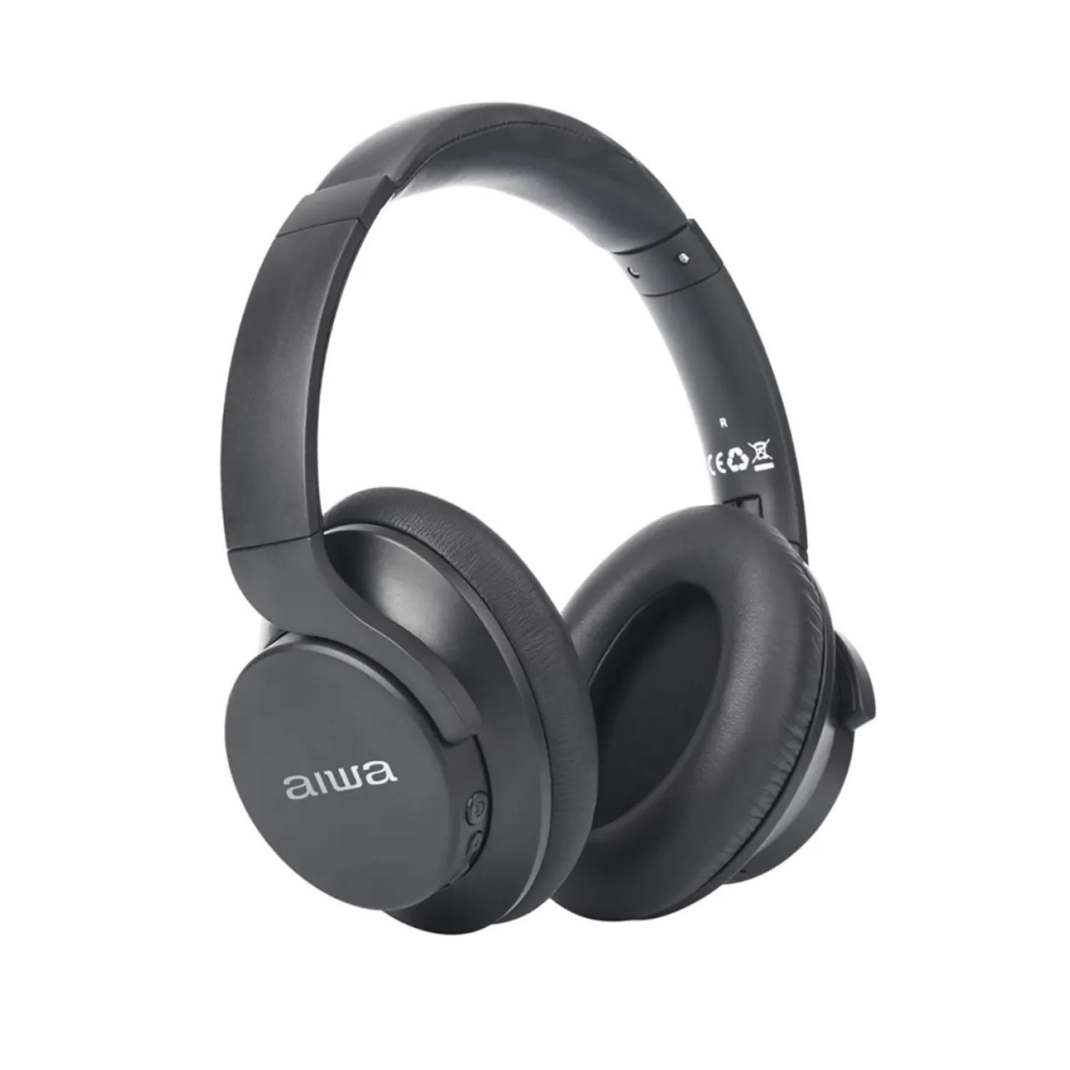Audifonos Bluetooth OverEar Plegables Negro Knc1090l Aiwa-0