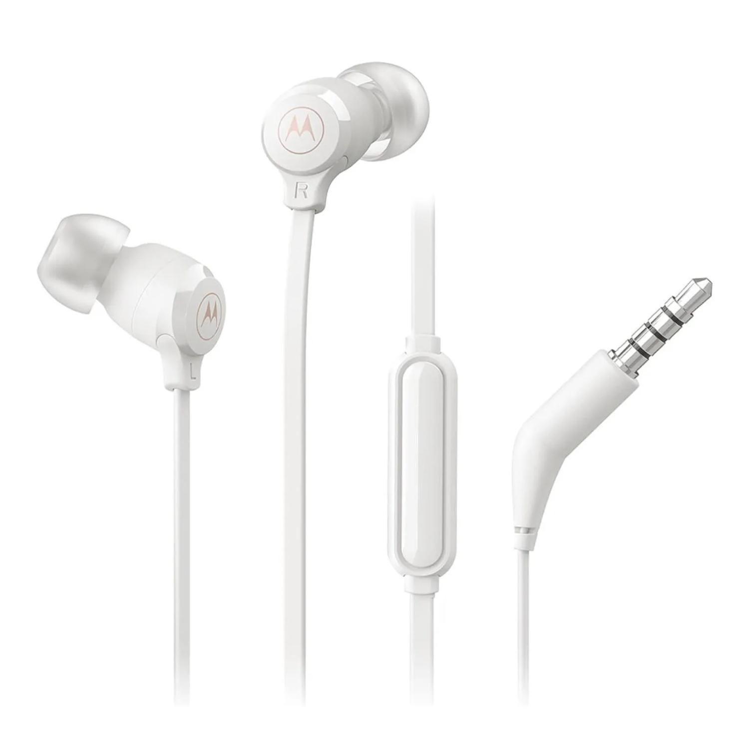 Audifonos Alambricos Manos Libres Jack 3.5mm Blanco EarBuds3S-2