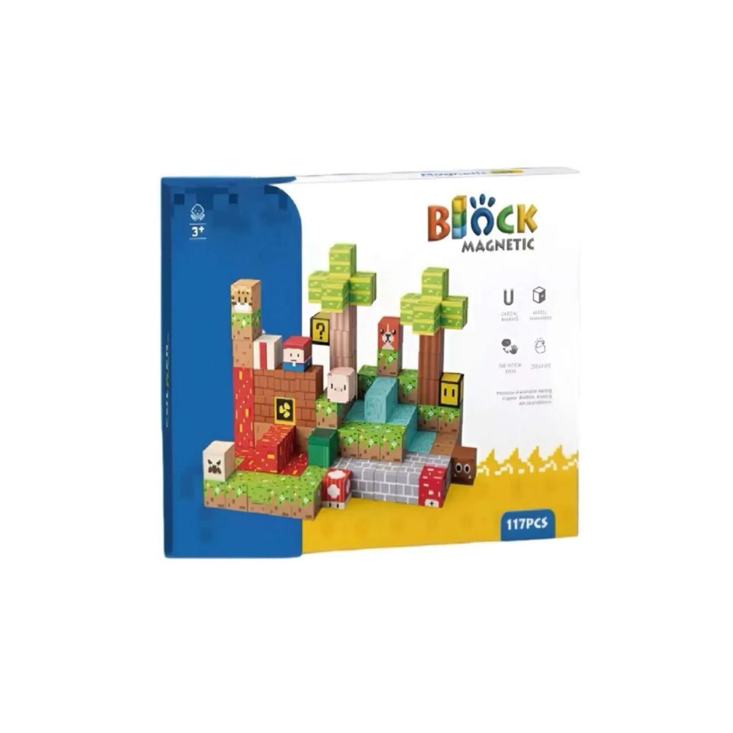 Juguete Bloques Magneticos 117pcs Escenas Infantil-2