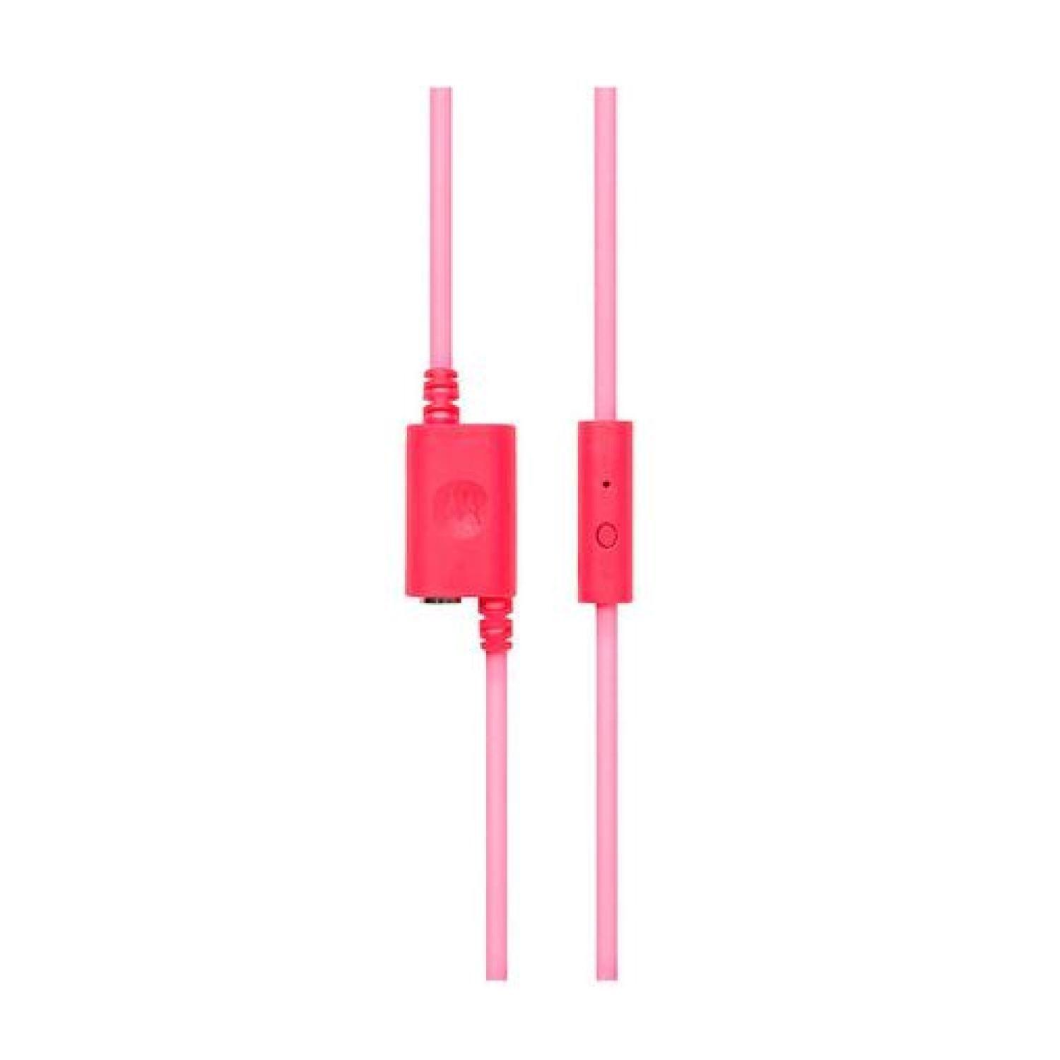 Audifono Manos Libres Jack 3.5 Rosado Squads 200 -2