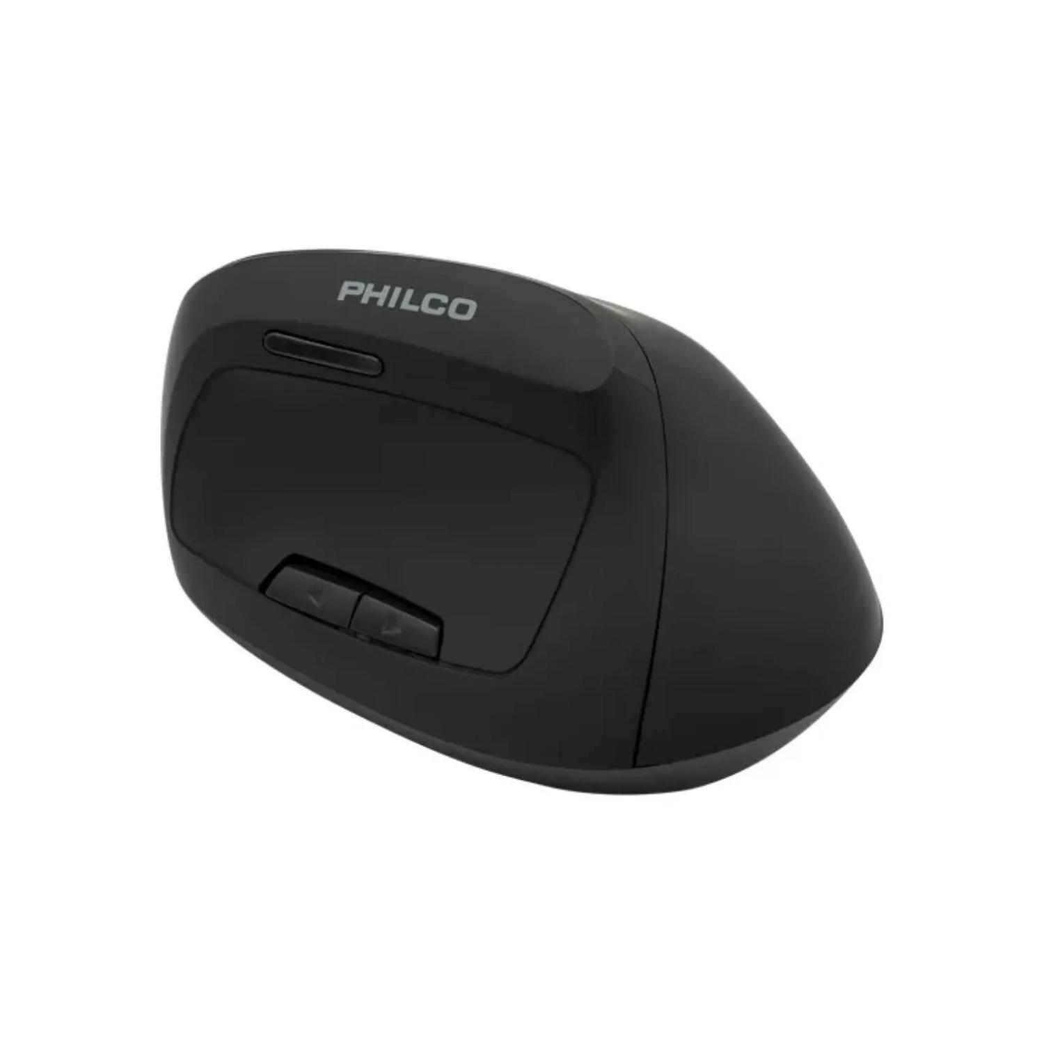 Mouse Inalambrico USB Vertical 6B 1600DPI Negro-2