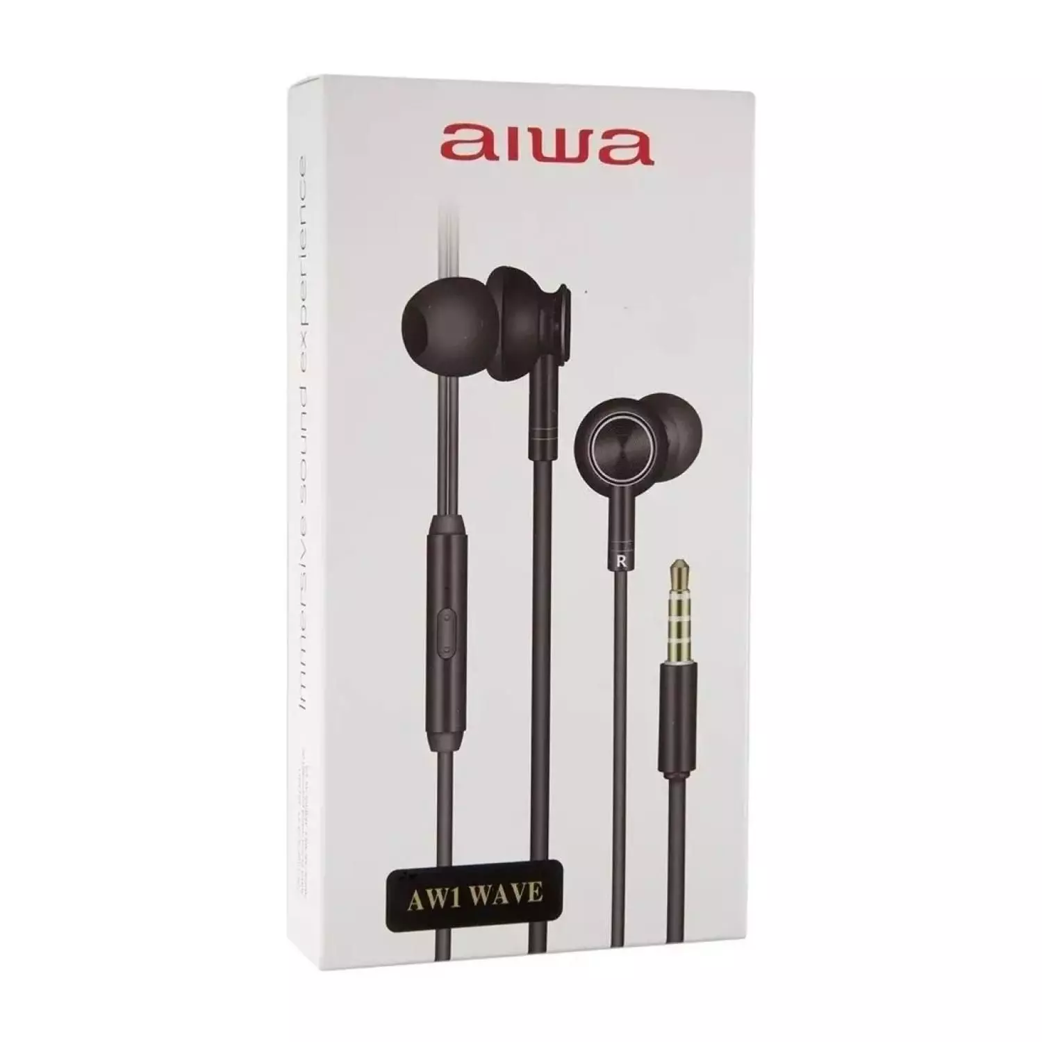 Audifonos Manos Libres Jack 3 5mm InEar Negro AW1 Aiwa-2
