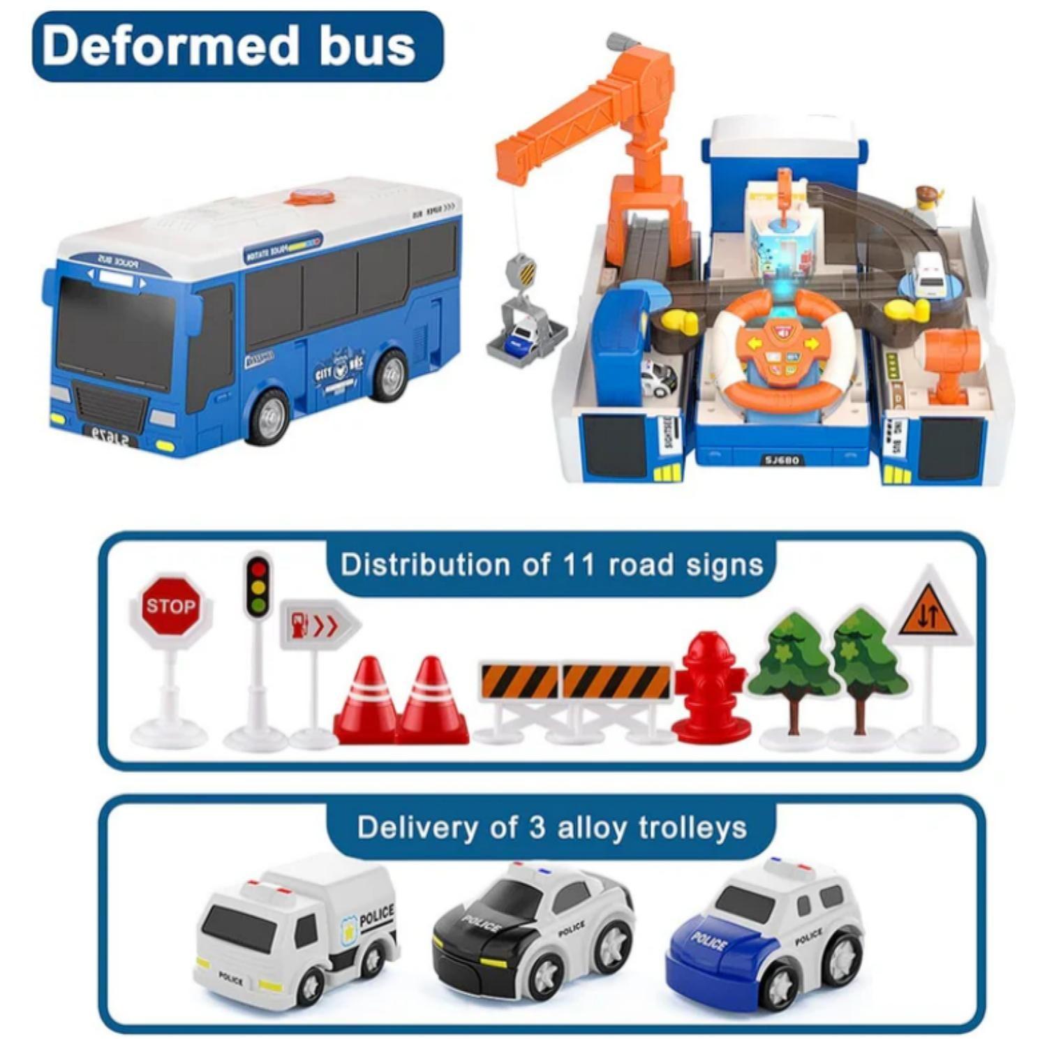 Juguete Didactico Simulacion De Volante y Autobus Infantil-3