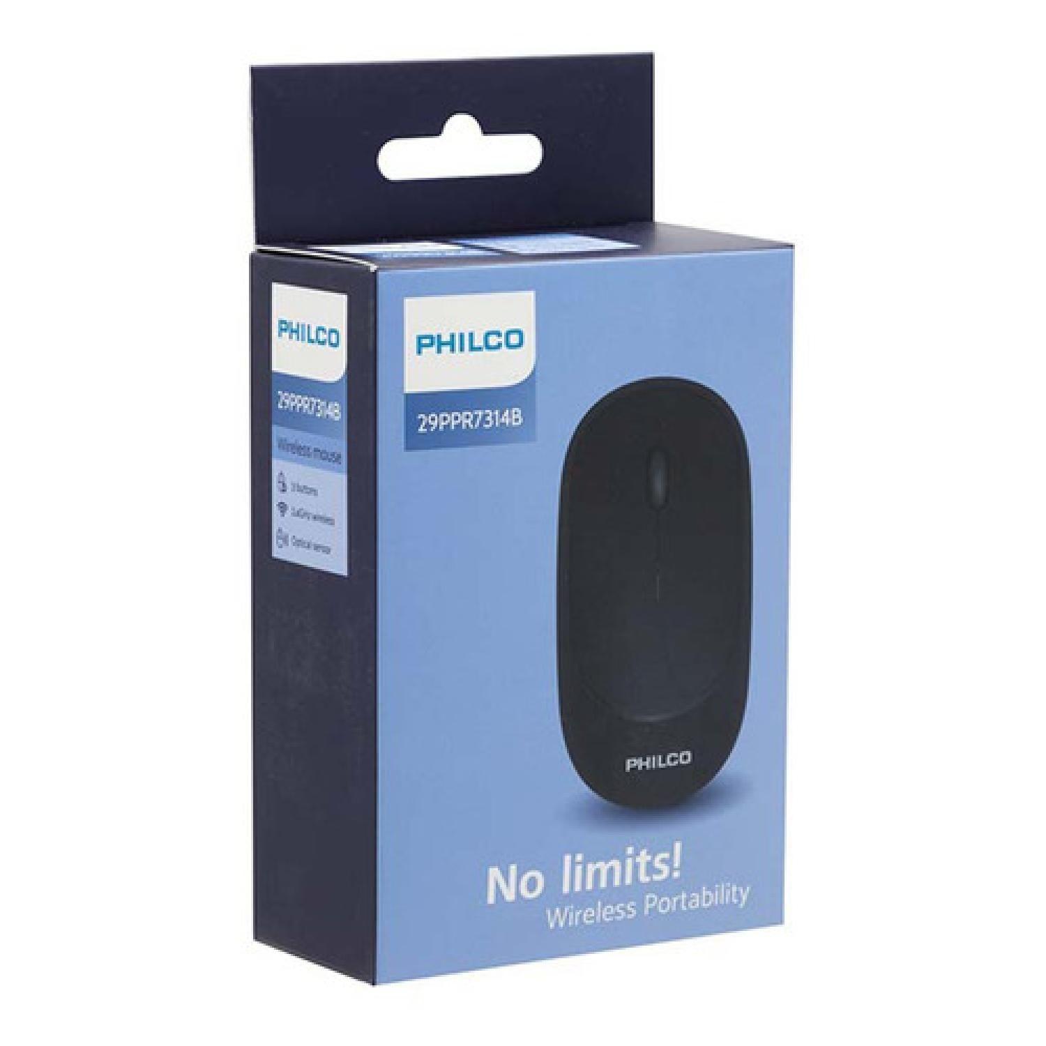 Mouse Inalambrico USB Silencioso 3 Botones Negro-3