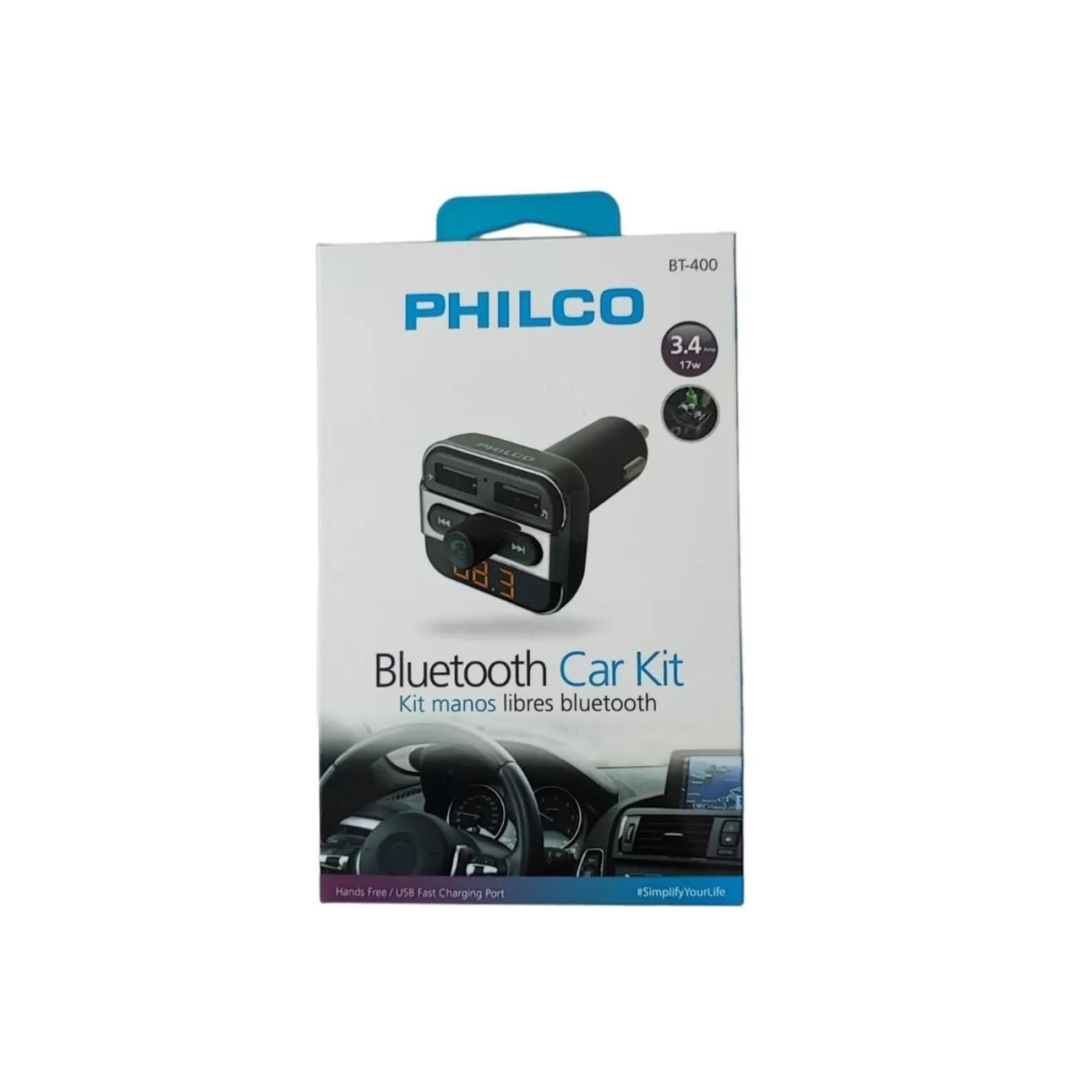 Transmisor Bluetooth Fm Sd USB Manos Libres -3
