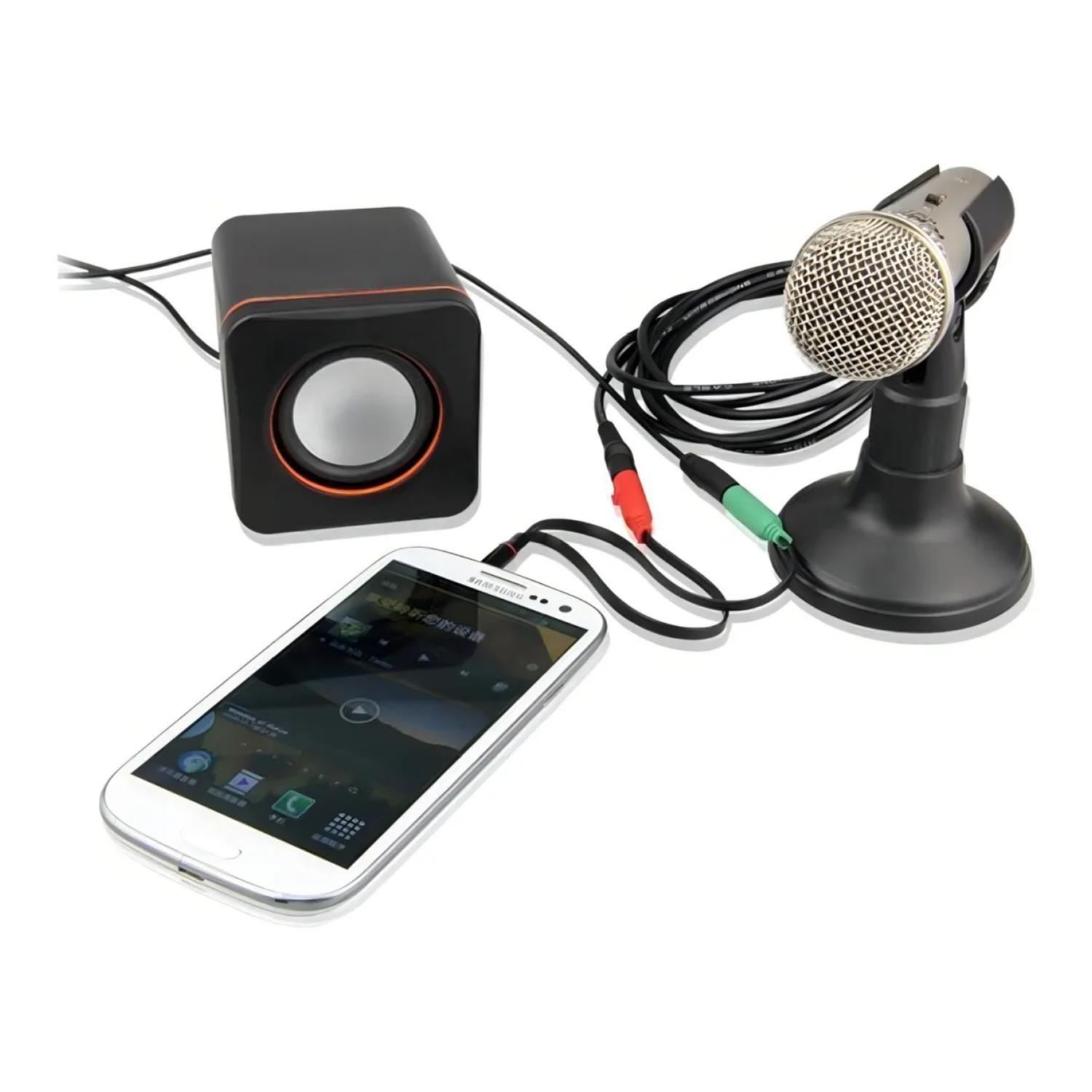 Adaptador De Audio 2 Jack Hembra A Jack 3.5 Macho -5