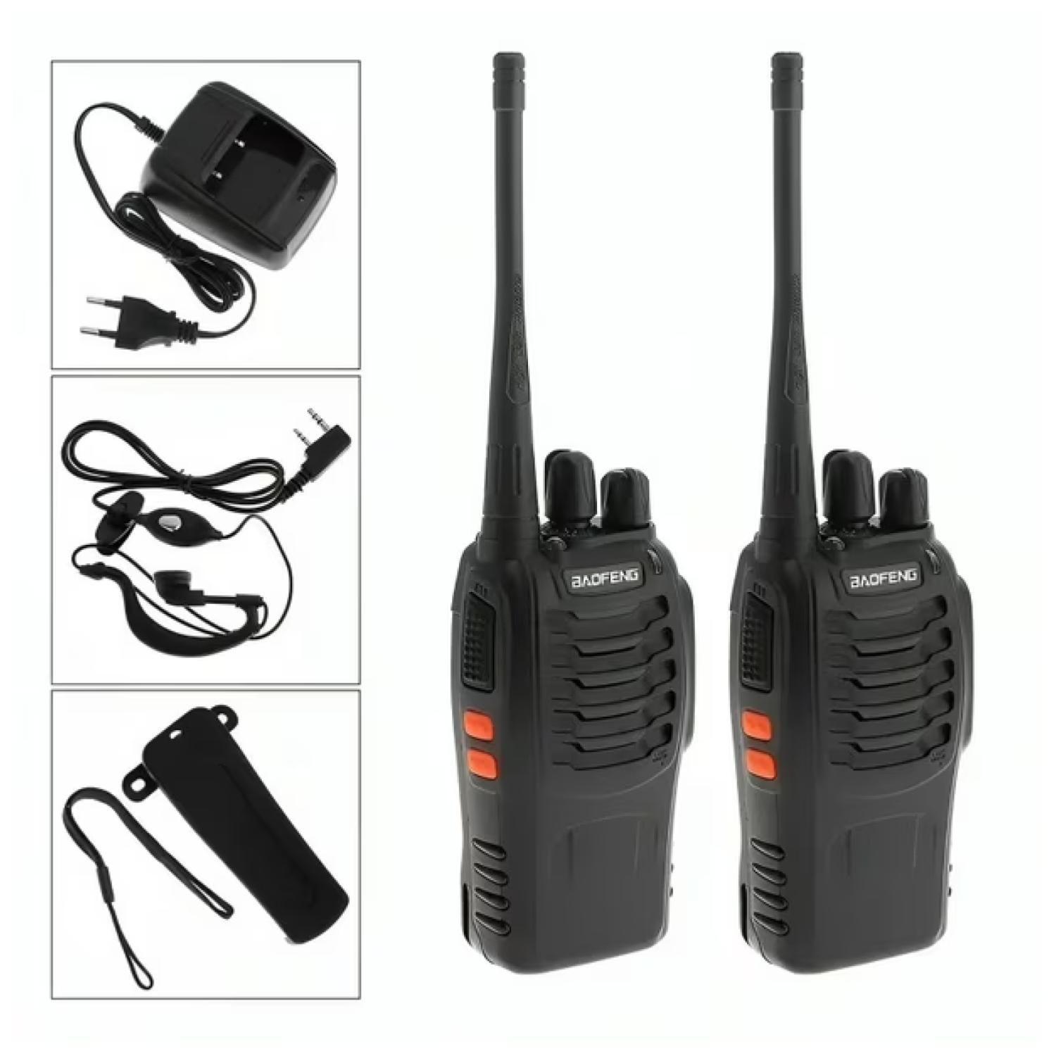 Radiotransmisor Walkie Talkie 5W 470Mhz UHF BF-888S-3
