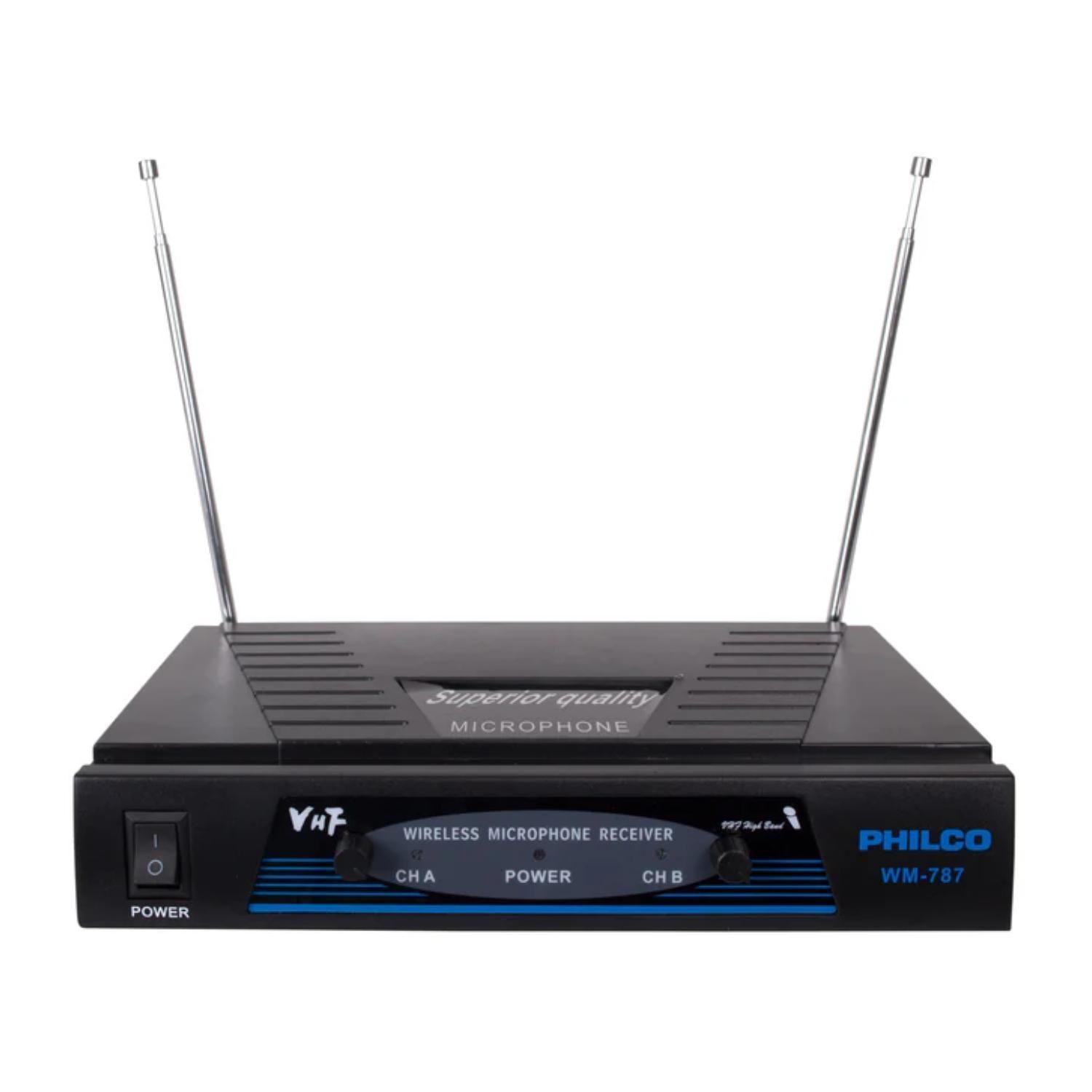 Pack 2 Microfonos Inalambricos 2 Calanes VHF WM787-1