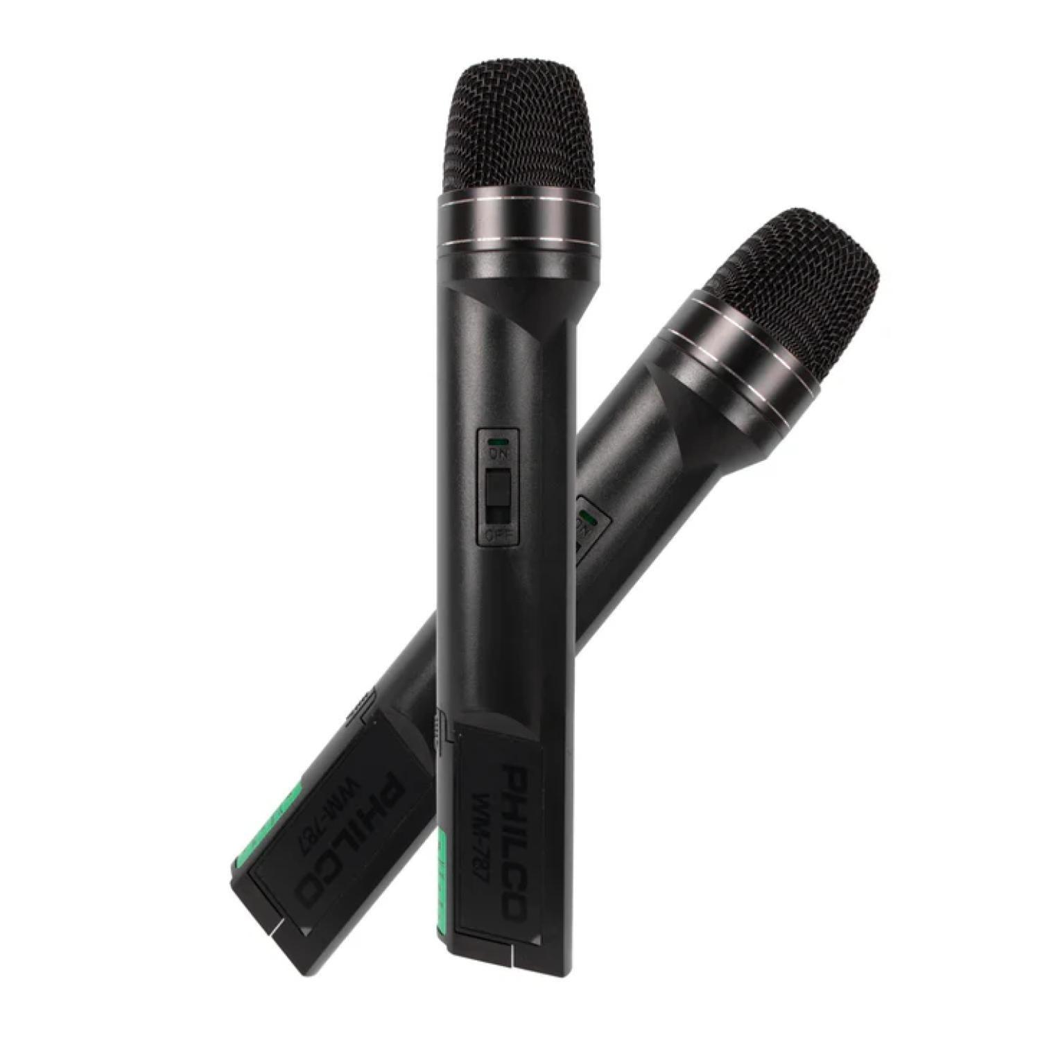 Pack 2 Microfonos Inalambricos 2 Calanes VHF WM787-2