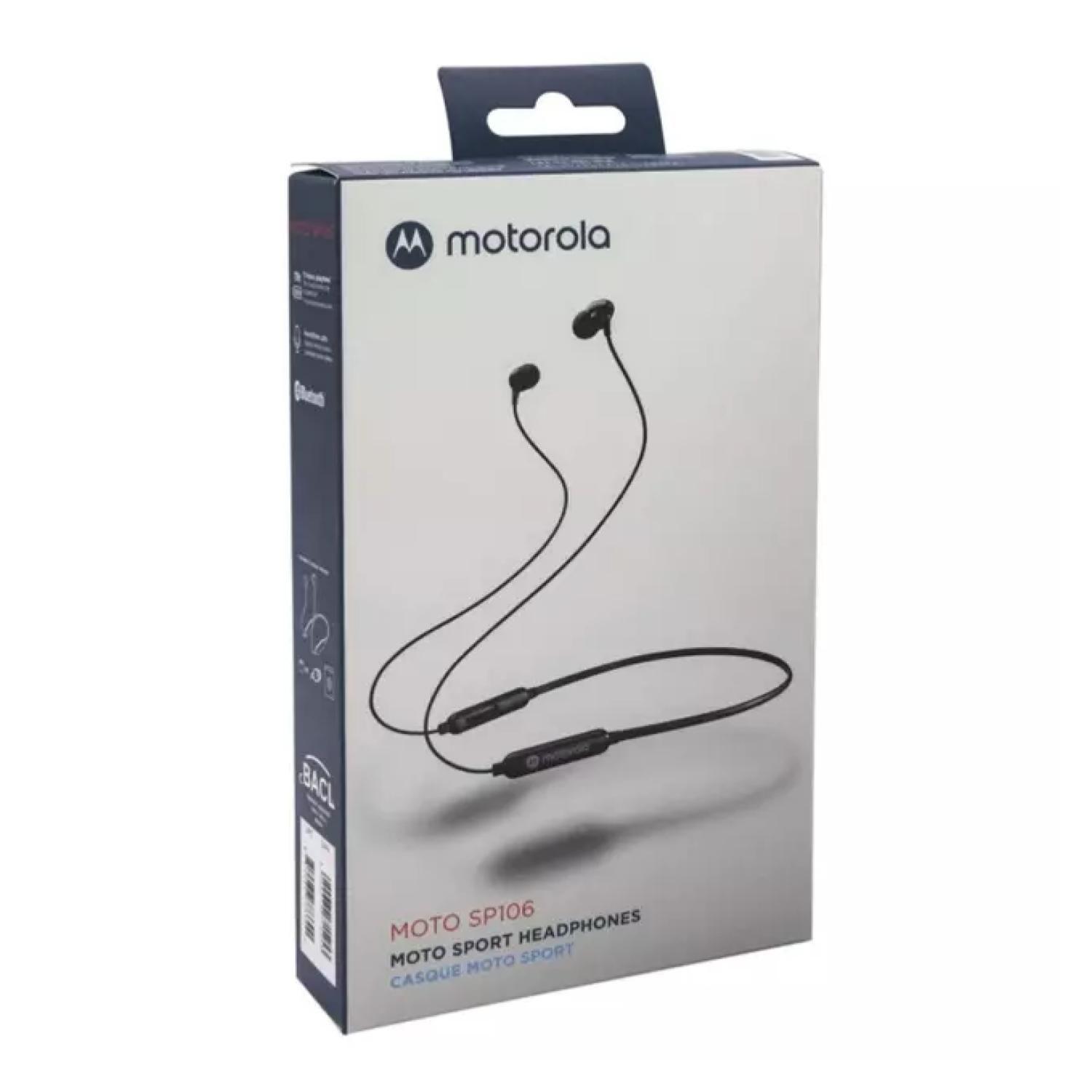 Audifonos Bluetooth InEar Deportivos Negro SP106 Motorola-2