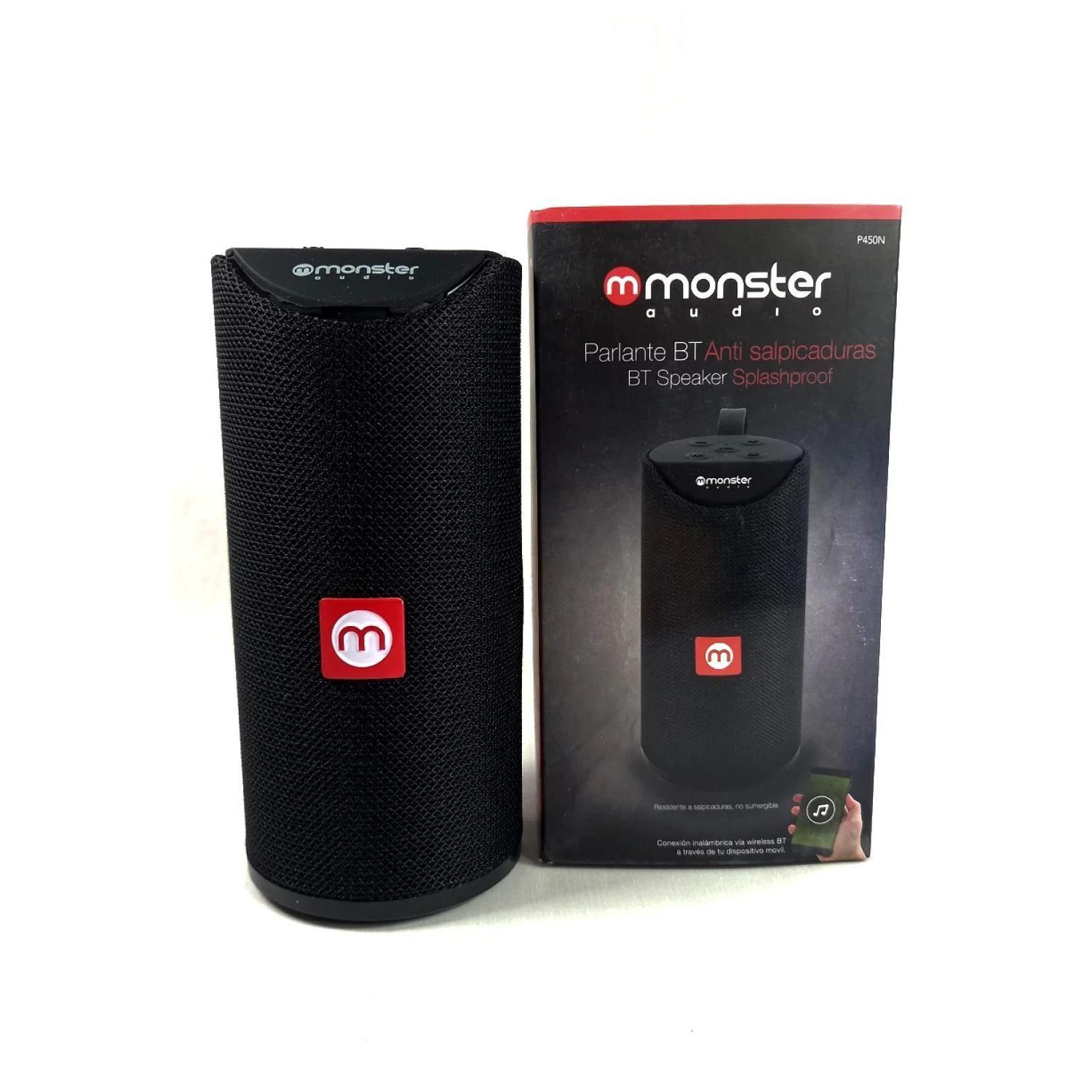 Parlante Inalambrico Bluetooth TWS AUX Micro SD Negro -3