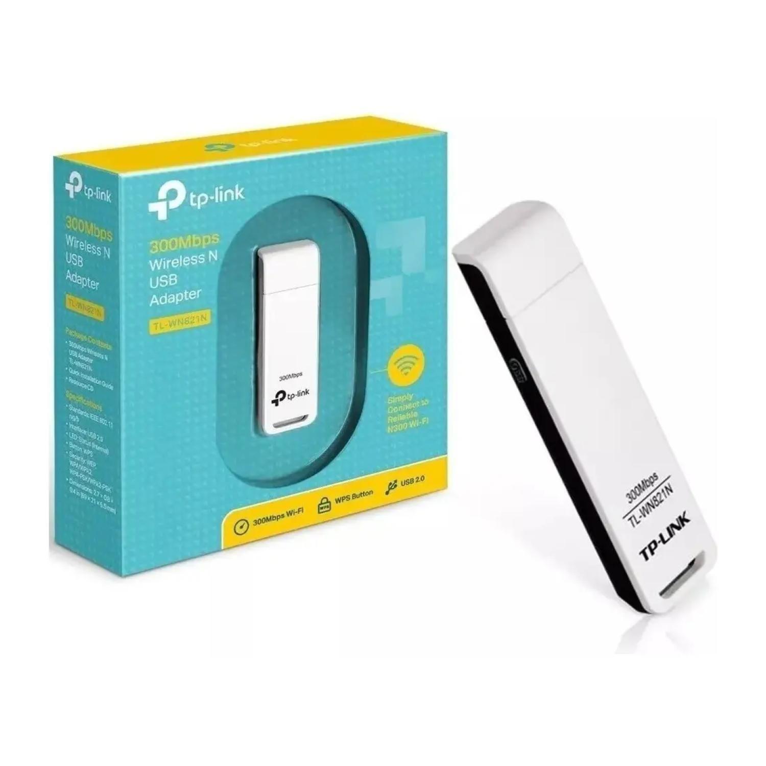 Adaptador Inalambrico USB WiFi N 300mbps Tl Wn821n Tp Link-3