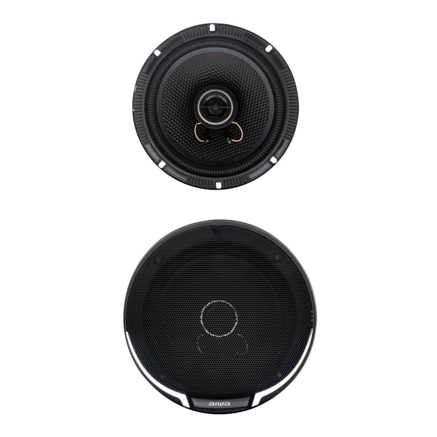 Pack 2 Parlantes 16cm Para Automovil Negro TAW-1633-4