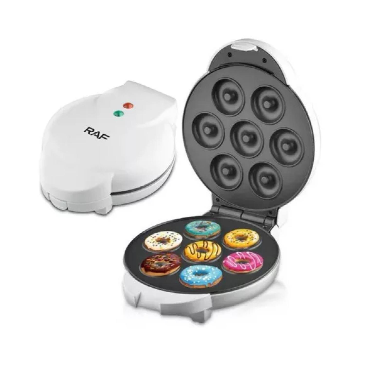 Maquina Para Hacer 7 Mini Donas 850W Antiadherente R572-2