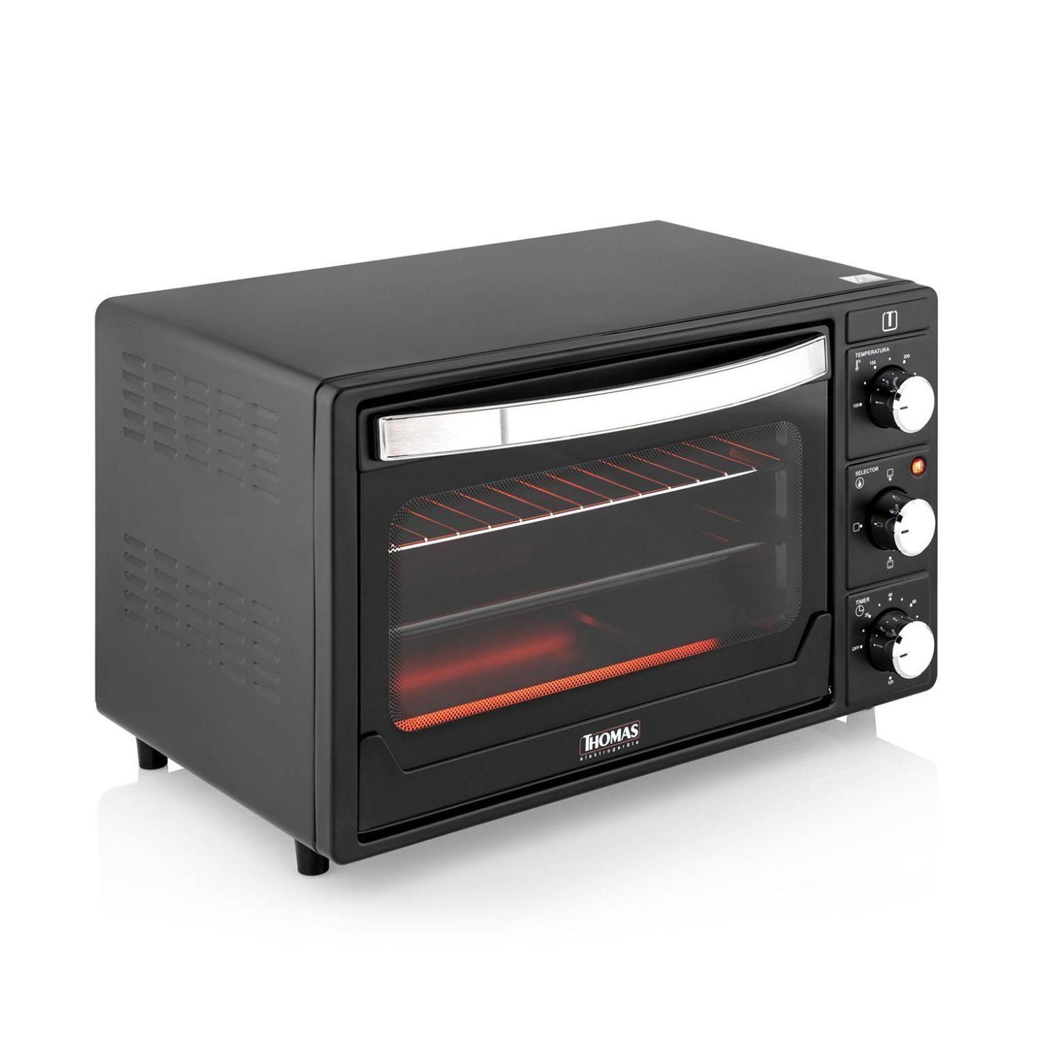 Horno Electrico 25L 1500W 250°C Negro Grill TH-25N01-4