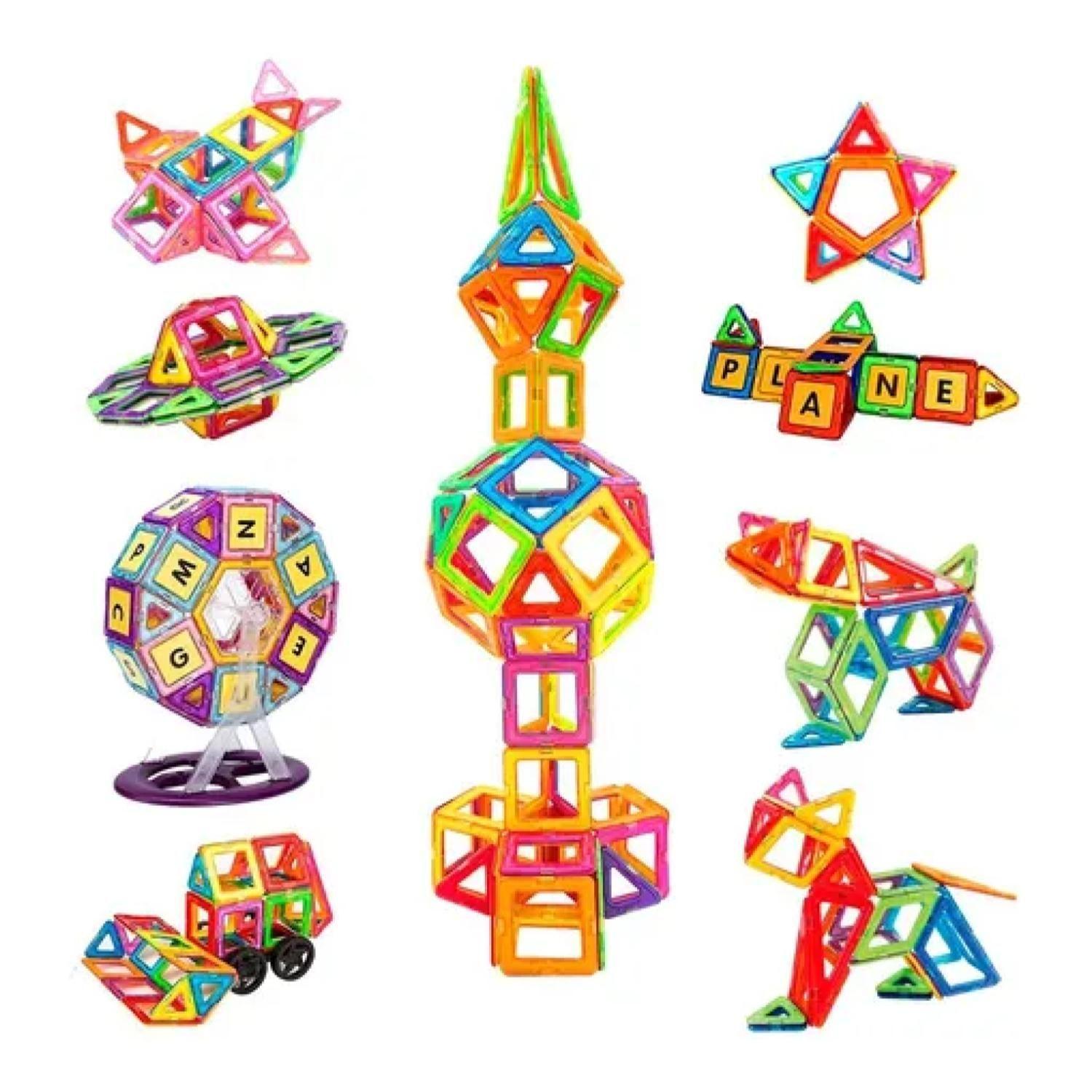 Juguete Bloques Magneticos 32PZS De Construccion Infantil-2
