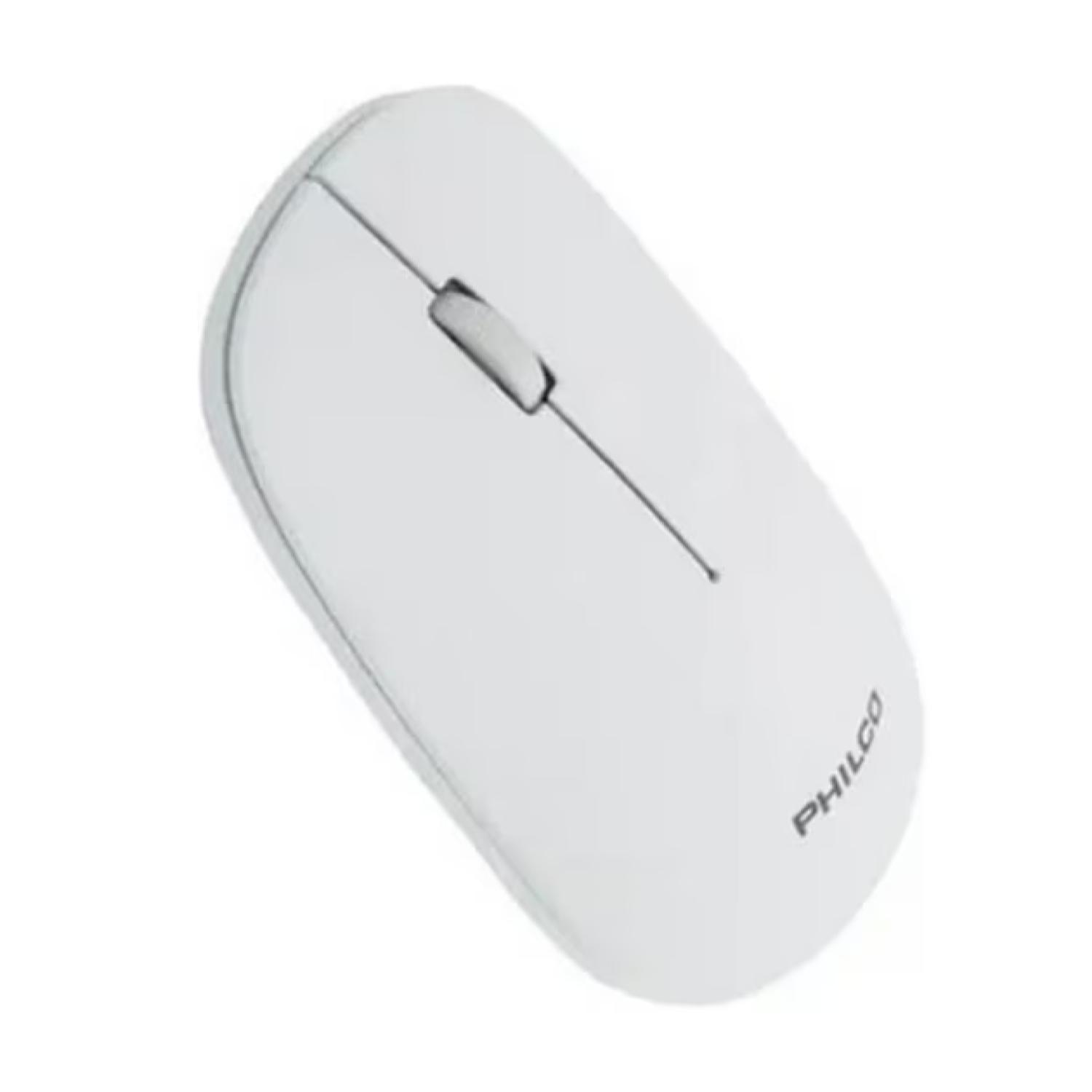 Mouse Inalambrico USB 3 Botones 1600 DPI Blanco-0