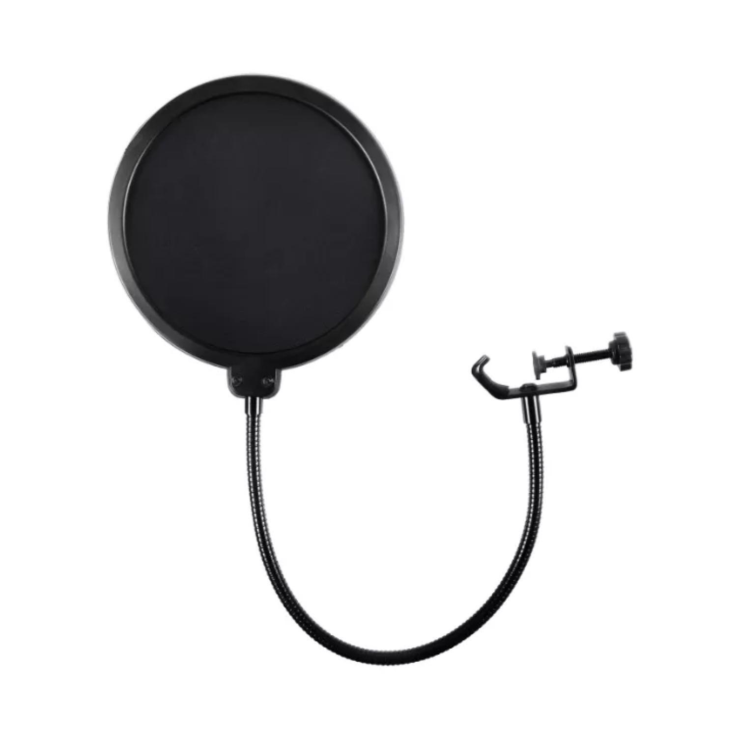 Kit Estudio Studio Microfono USB Antipop Soporte Atril -2