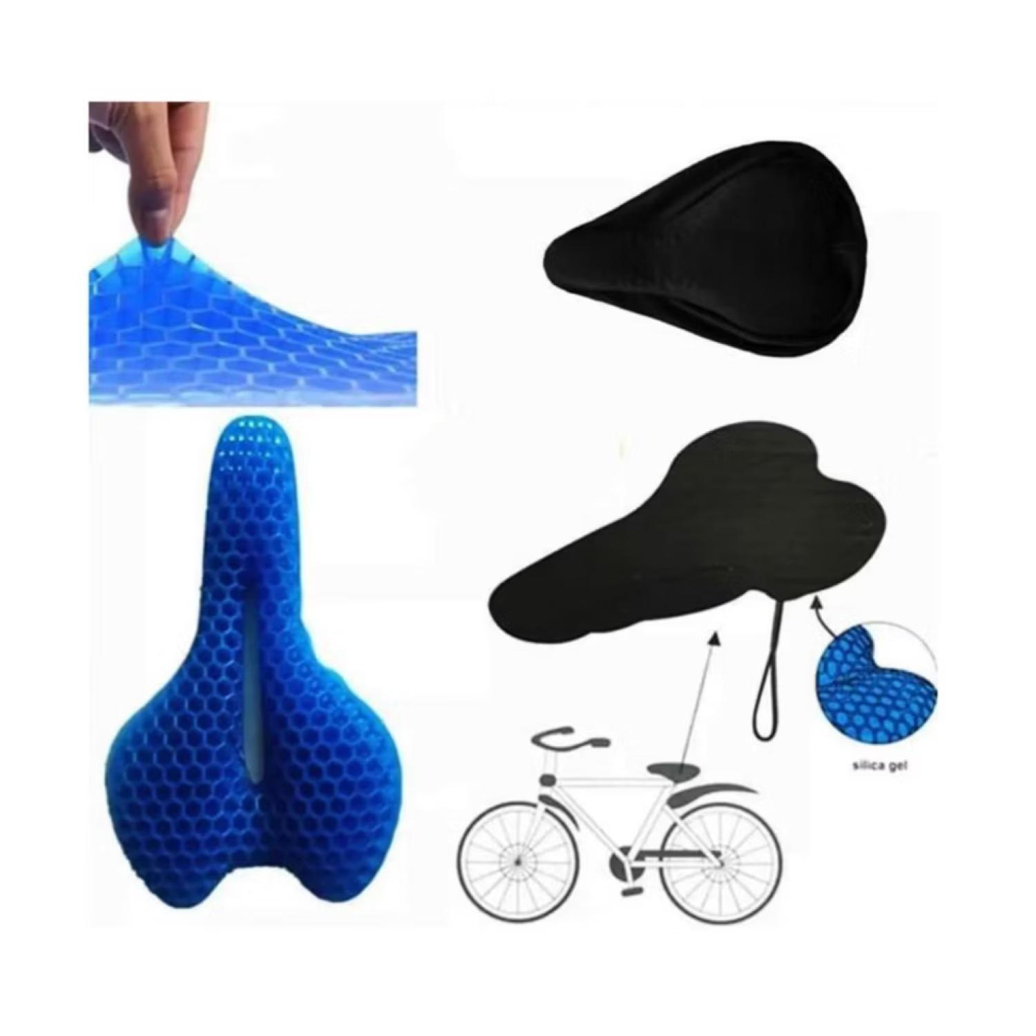 Funda De Cojin Sillin Ergonomico Acolchado Gel Para Bicicleta-1