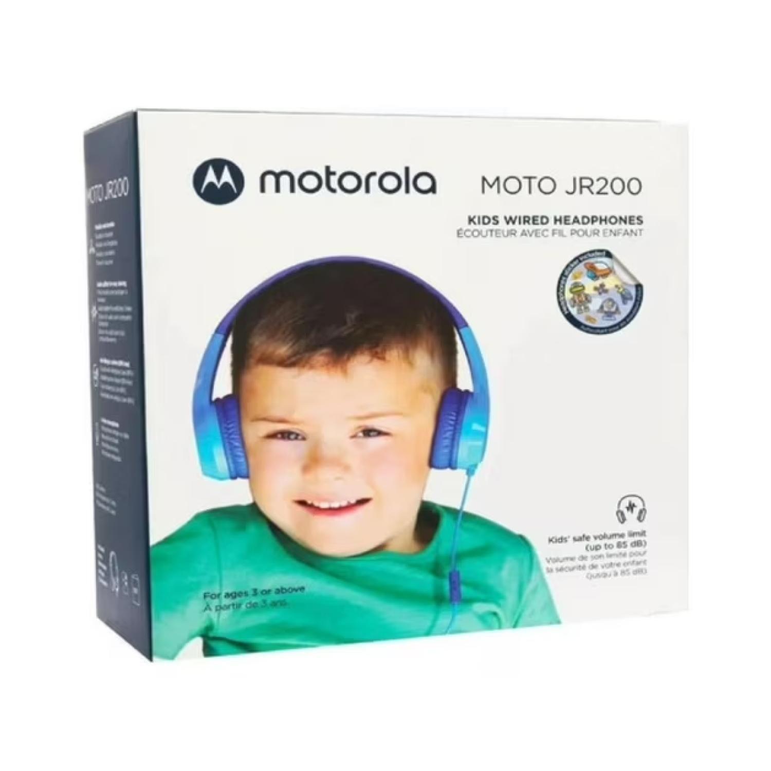Audifono Manos Libres Jack 3.5 Azul Moto JR 200-4