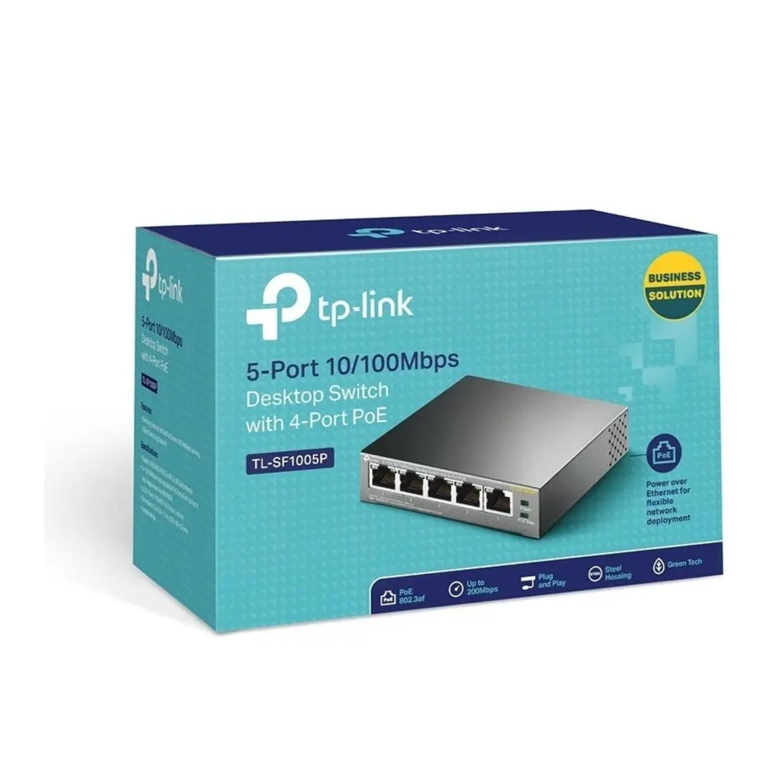 Switch de Sobremesa de 5 Puertos Gigabit con 4 puertos PoE-2