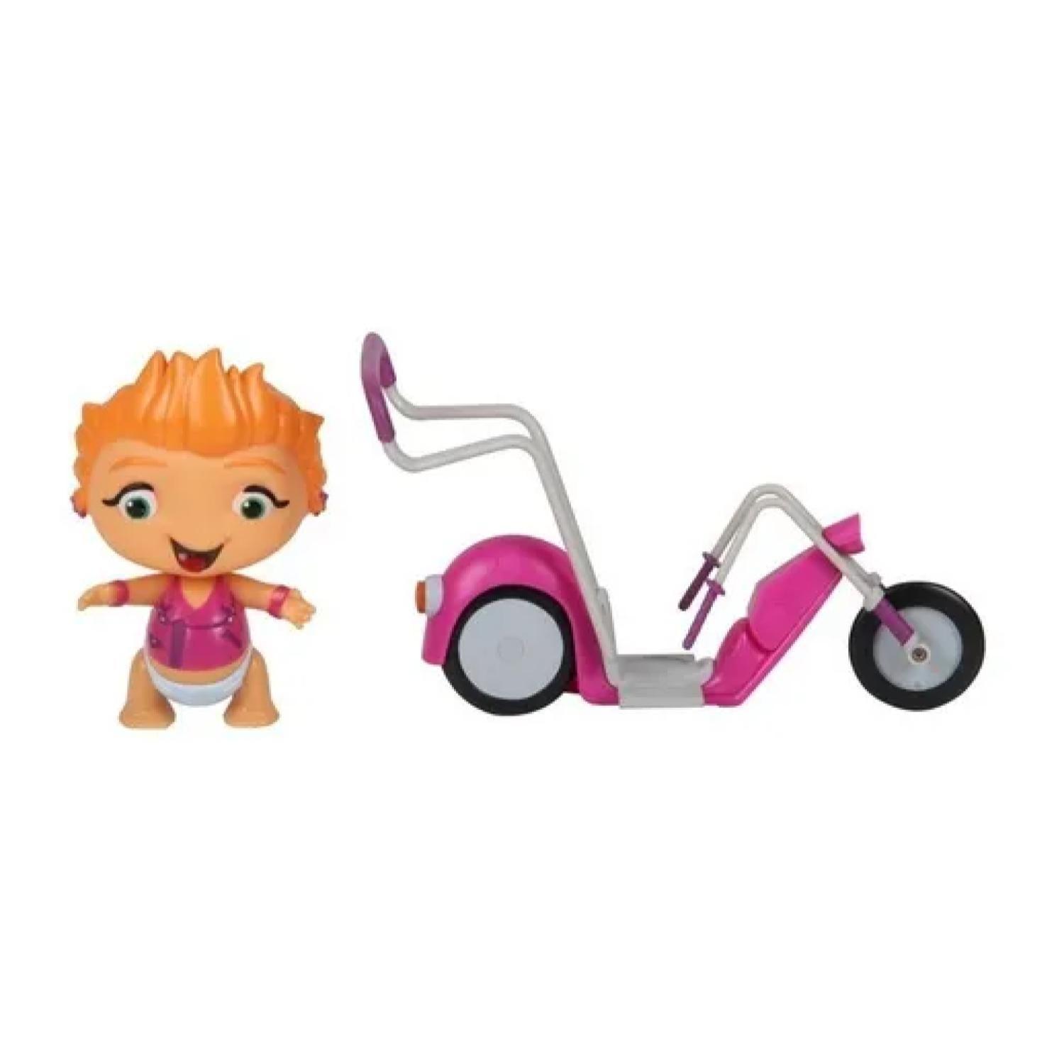 Juguete Pack 4 Figuras Power Rockers Con Automovil Infantil-5