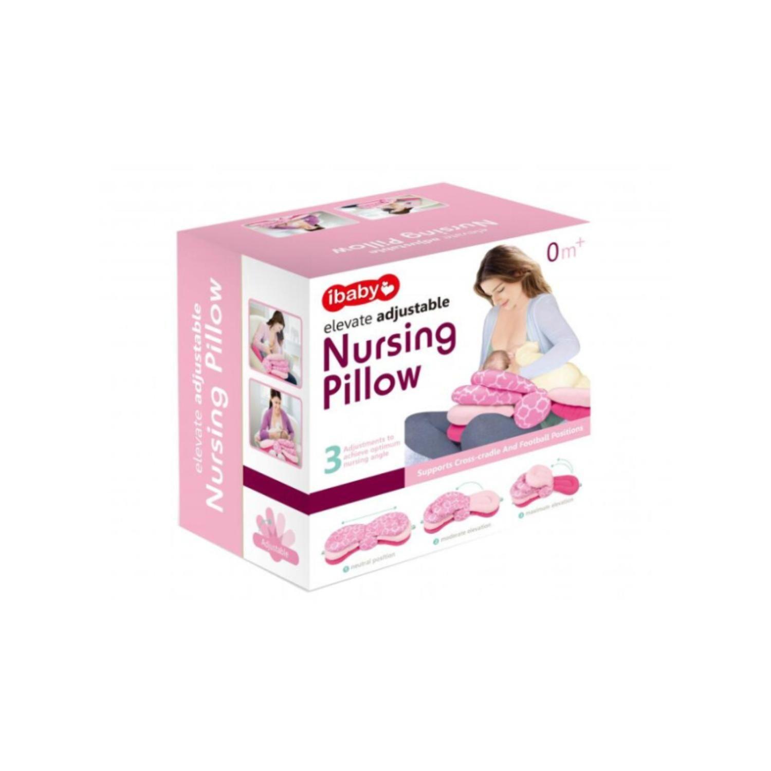 Almohada Cojin Para Lactancia Amamantar Bebe Rosado-4