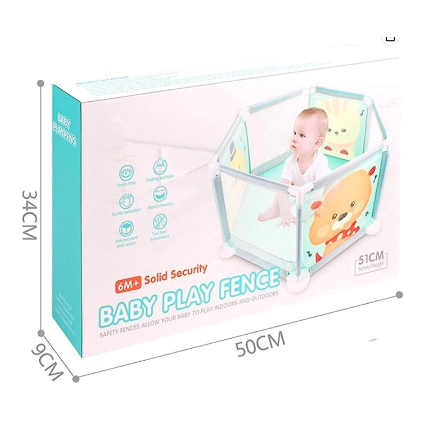 Corral Plegable Con Malla Para Bebe Infantil-2