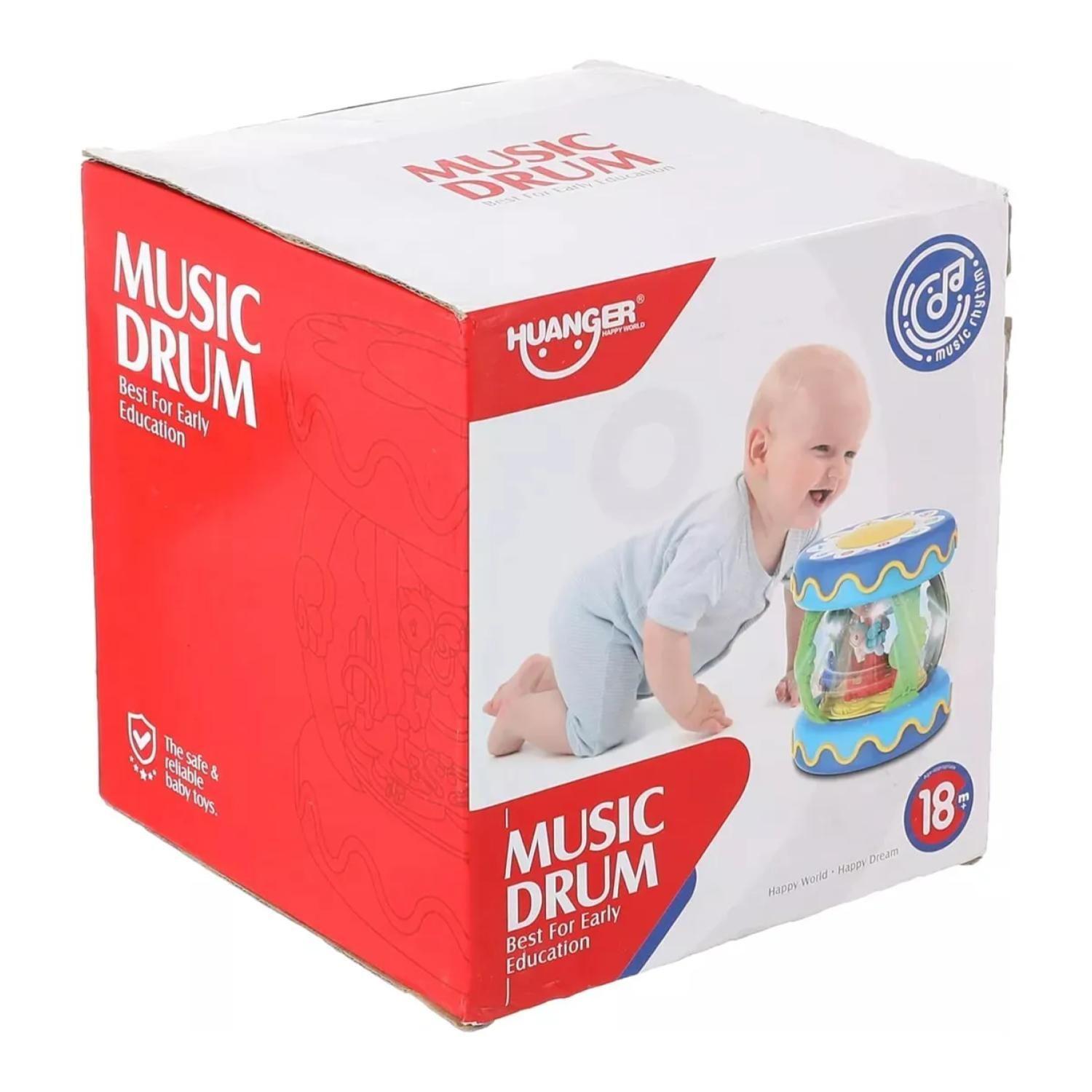 Juguete Tambor Musical Interactivo Con Luces Y Sonido Infantil-2
