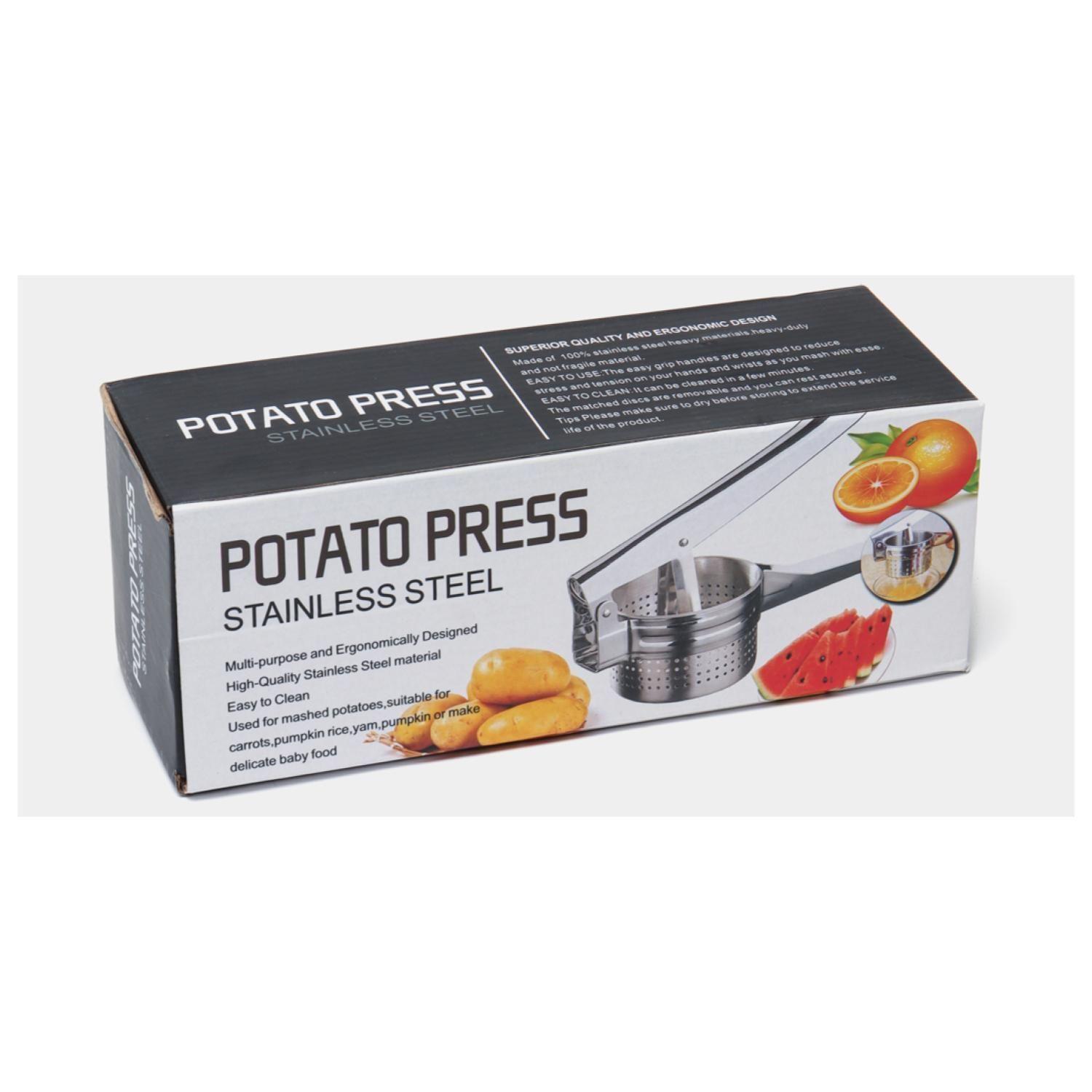 Exprimidor Manual De Papas O Frutas Para Jugos Metalico-4
